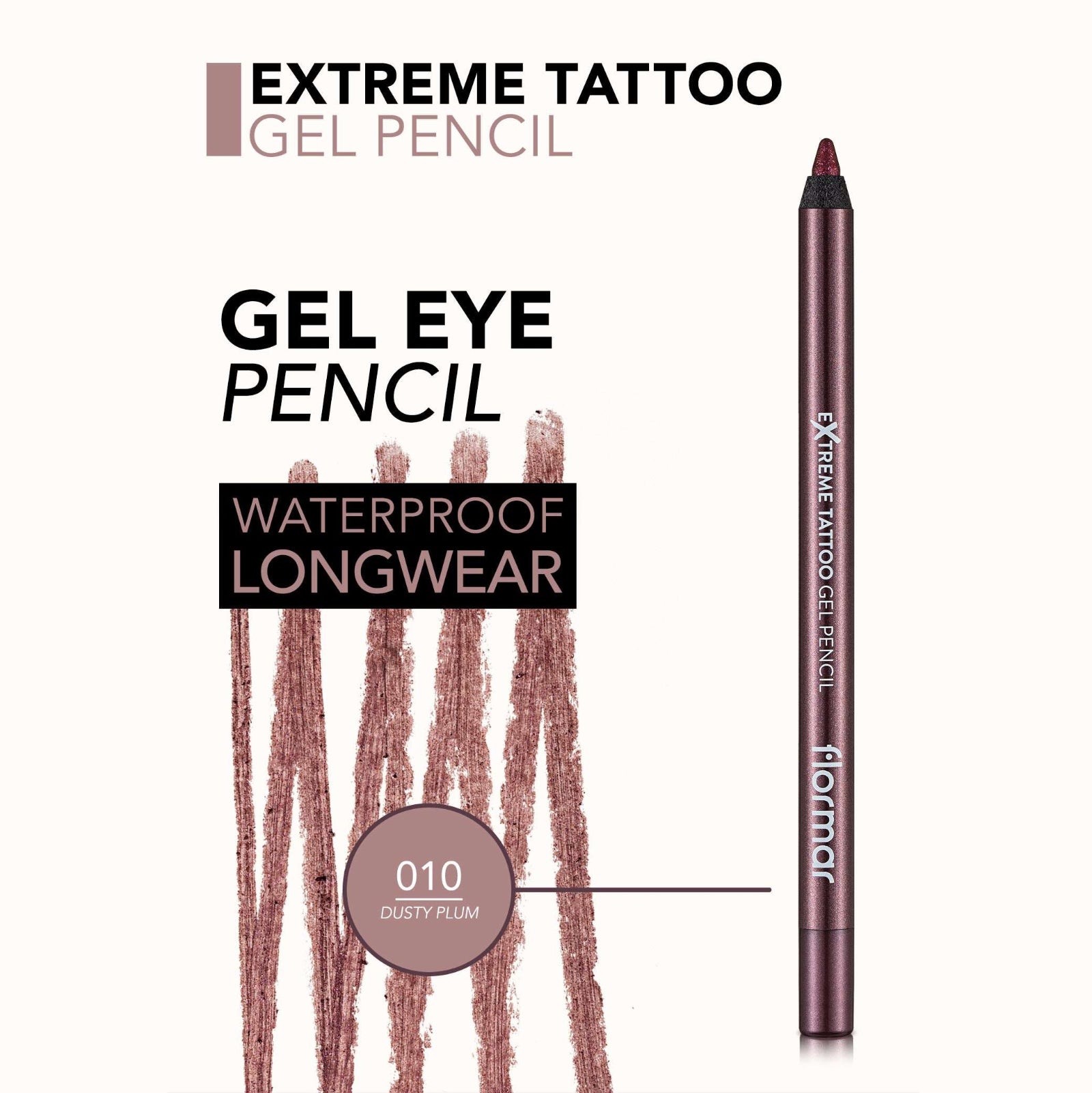 FLORMAR EYELINER PENCIL EXTREME TATTOO GEL 10