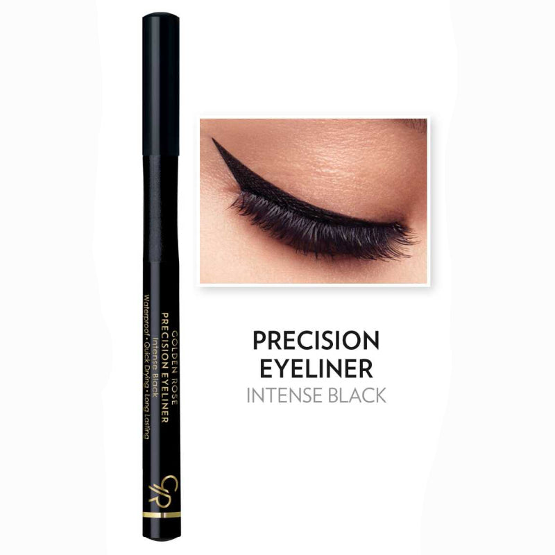 GOLDEN ROSE EYELINER PRECISION INTENSE BLACK