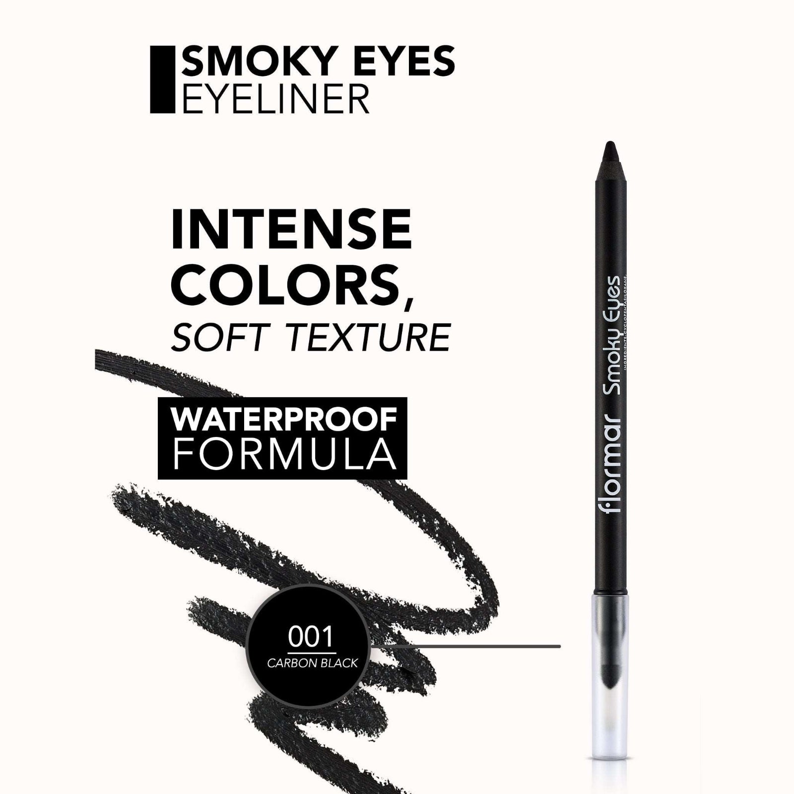 FLORMAR EYELINER SMOKY EYES WATERPROOF 01