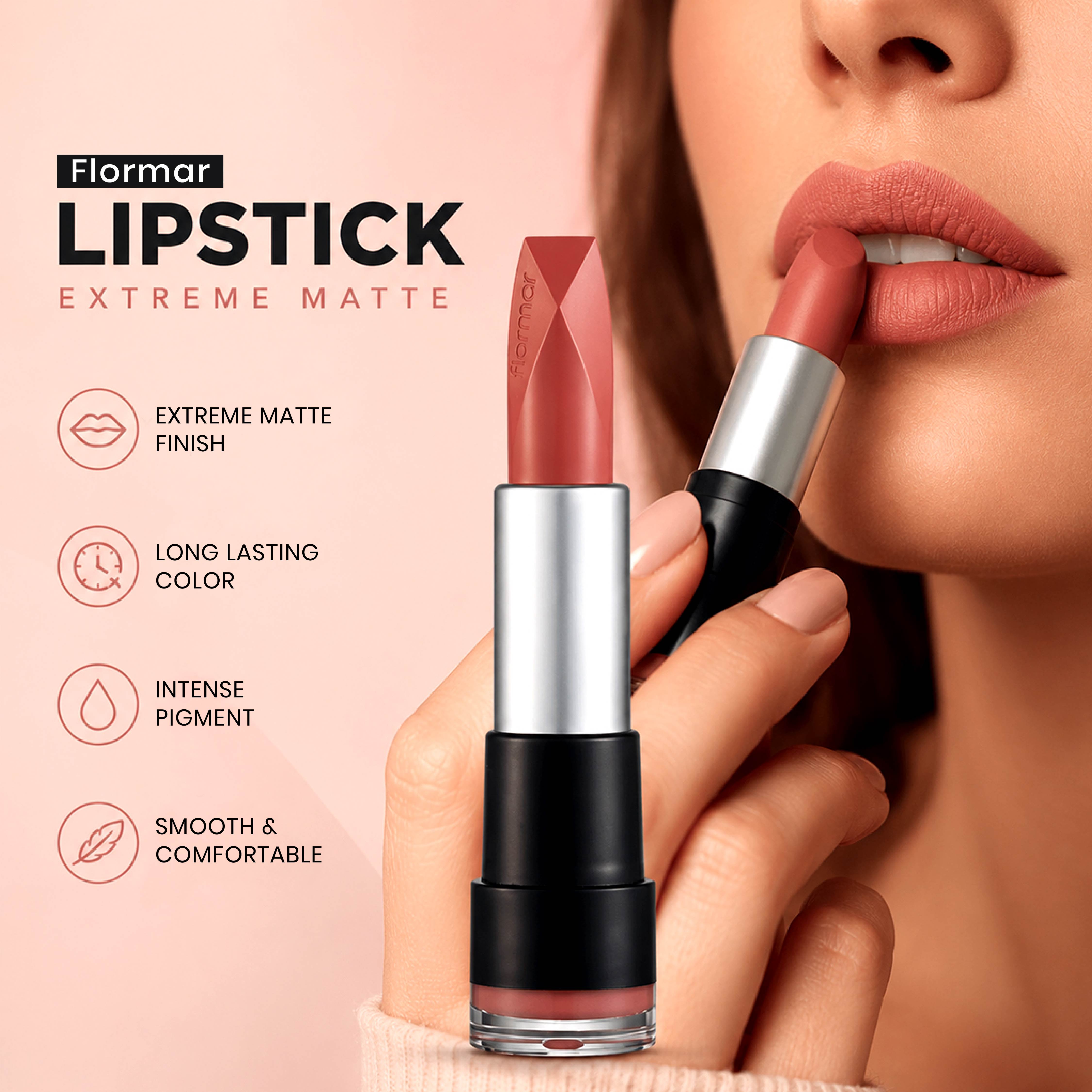 FLORMAR LIPSTICK EXTREME MATTE