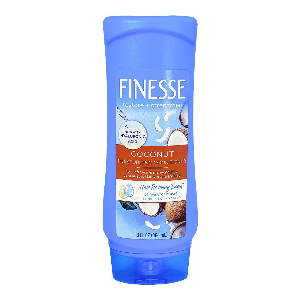 FINESSE CONDITIONER 384ML COCONUT MOISTURIZING