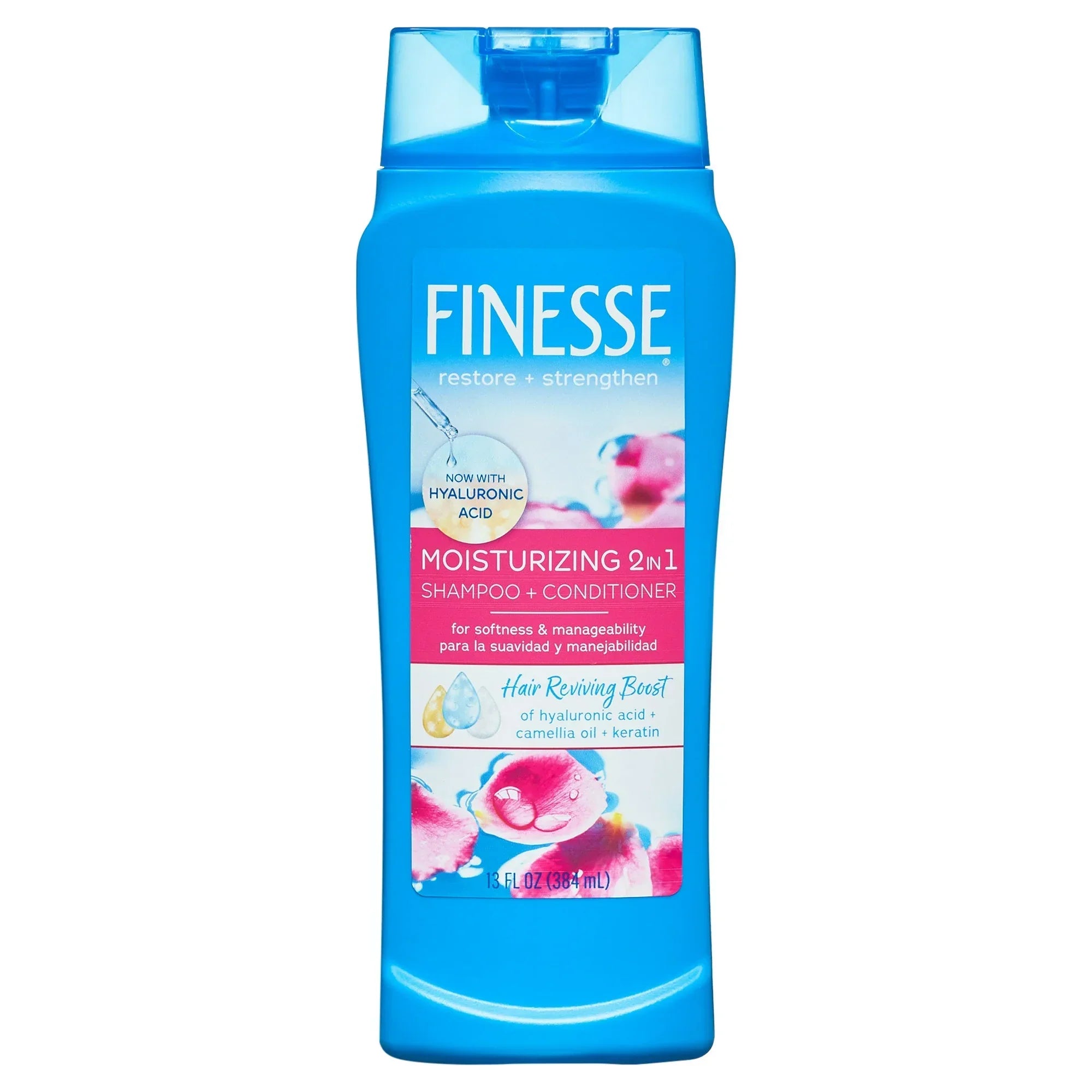 FINESSE SHAMPOO 384ML MOISTURIZING 2 IN 1
