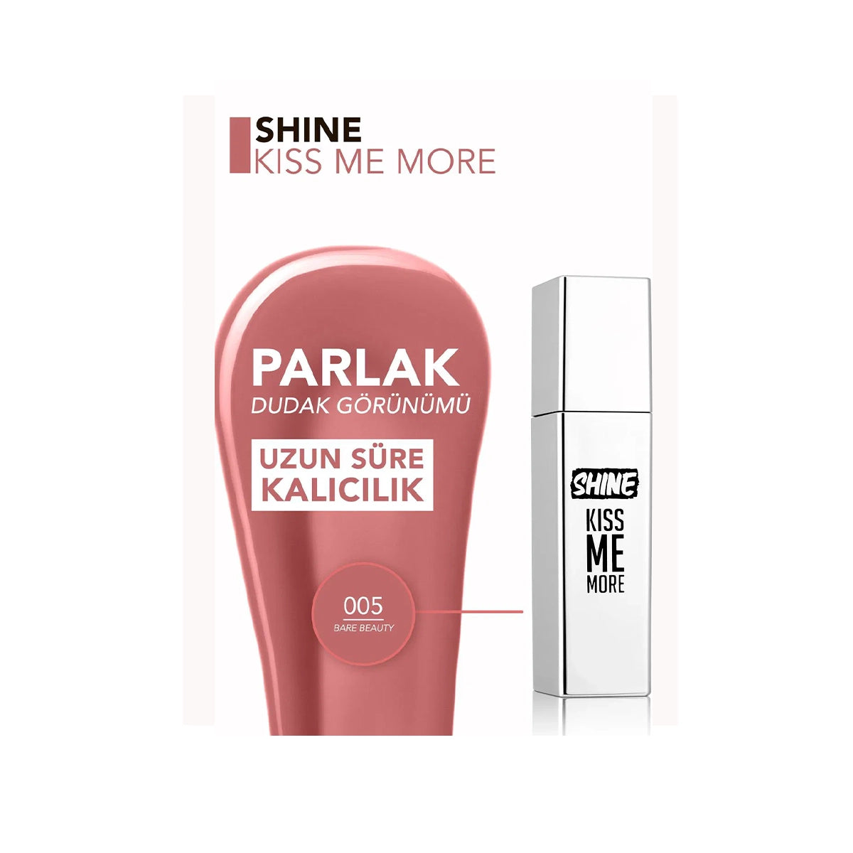 FLORMAR LIPSTICK SHINE KISS ME MORE
