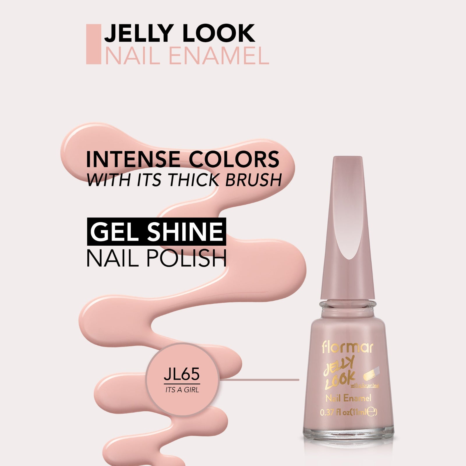 FLORMAR Nail Enamel Jelly Look