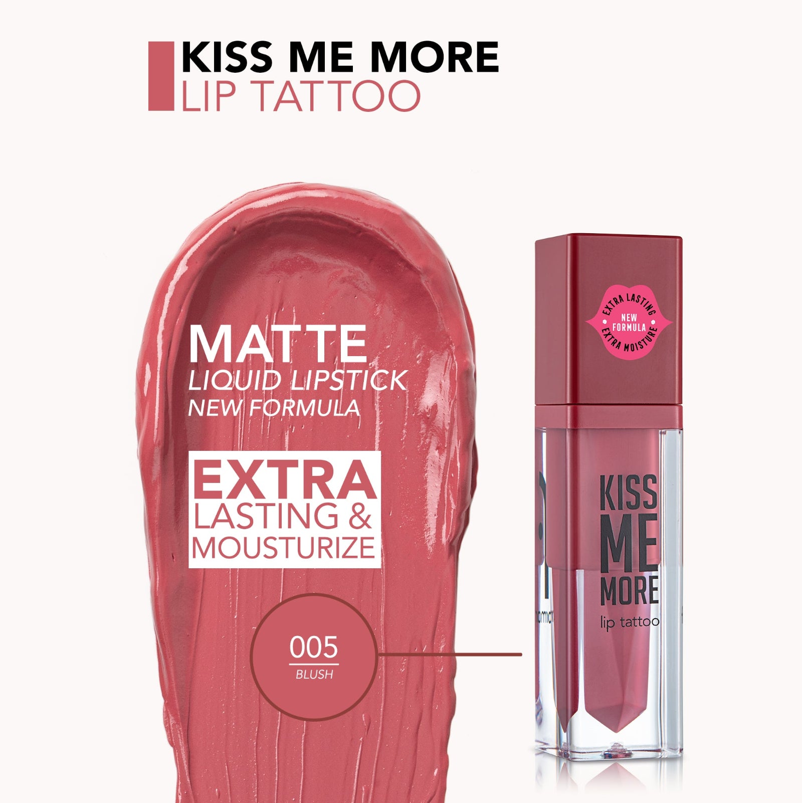 FLORMAR LIP TATTO KISS ME MORE
