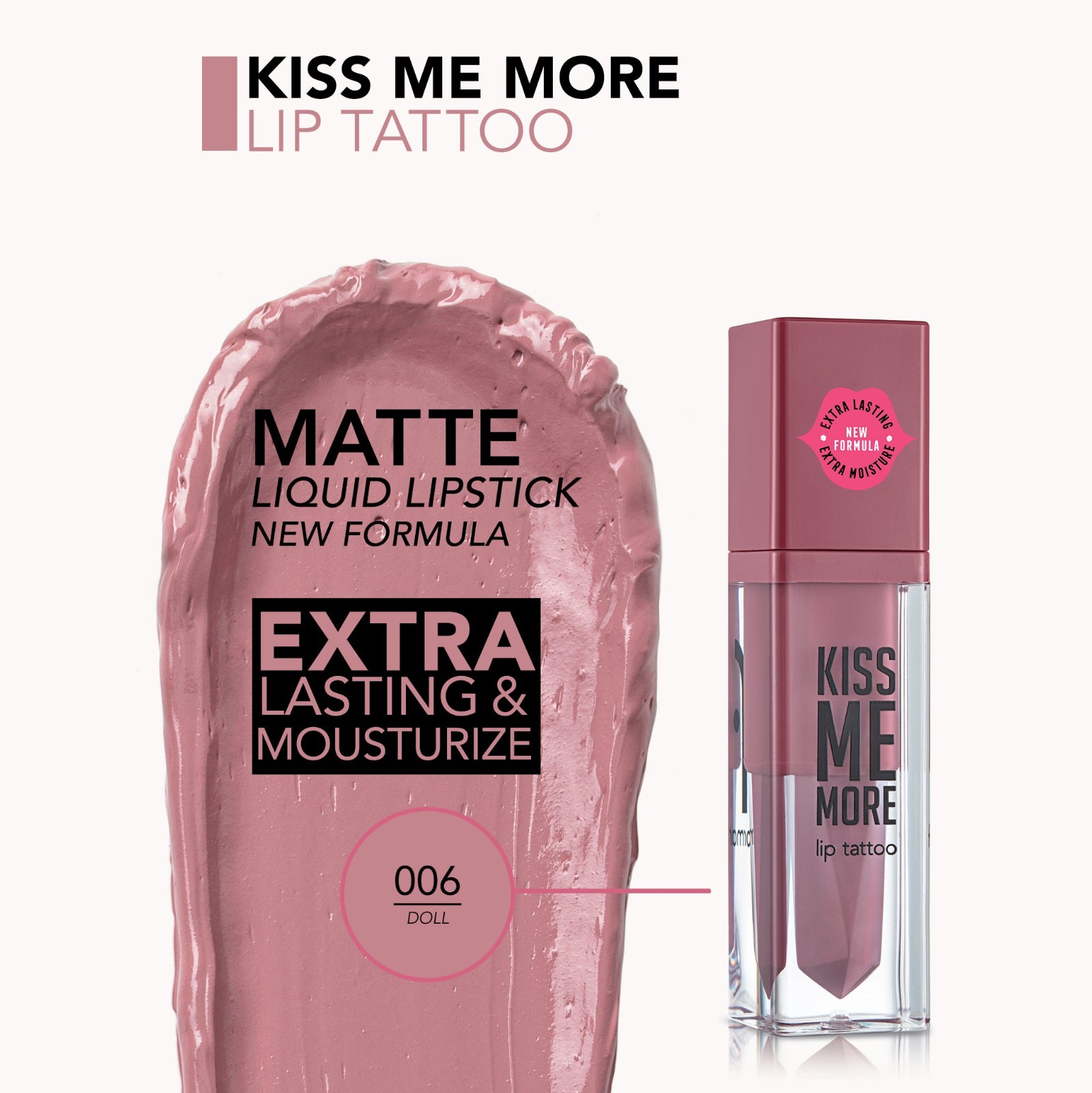 FLORMAR LIP TATTO KISS ME MORE