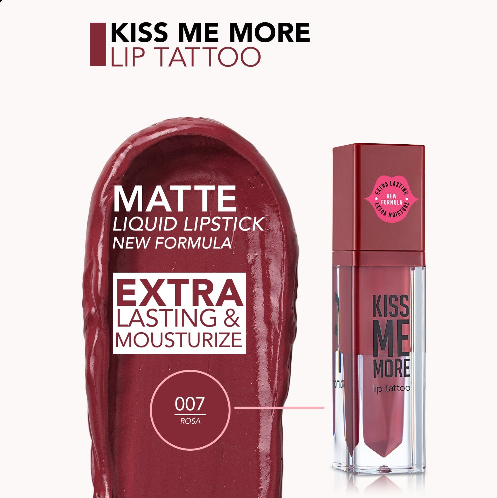 FLORMAR LIP TATTO KISS ME MORE