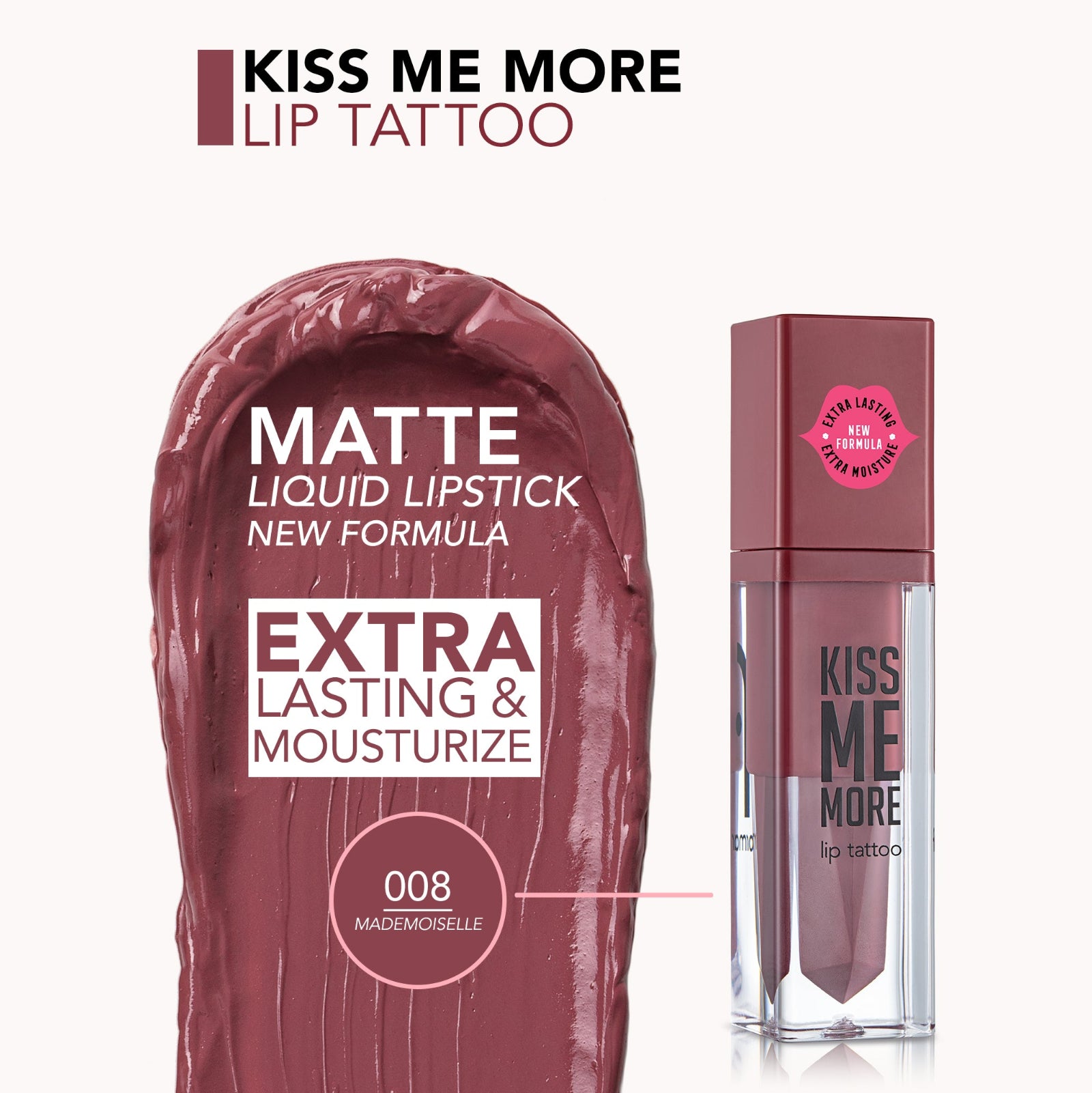 FLORMAR LIP TATTO KISS ME MORE