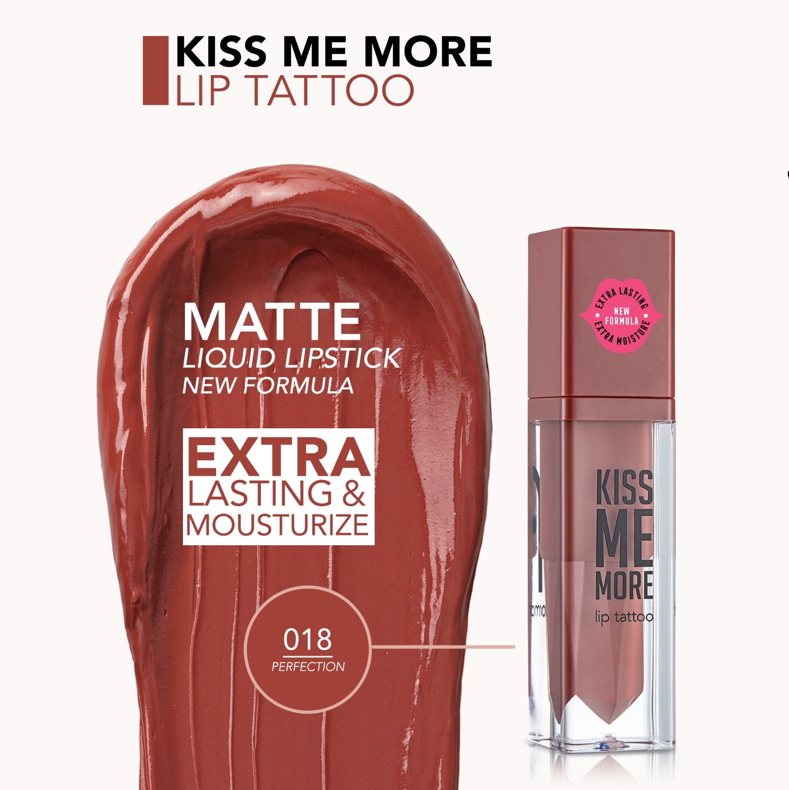 FLORMAR LIP TATTO KISS ME MORE