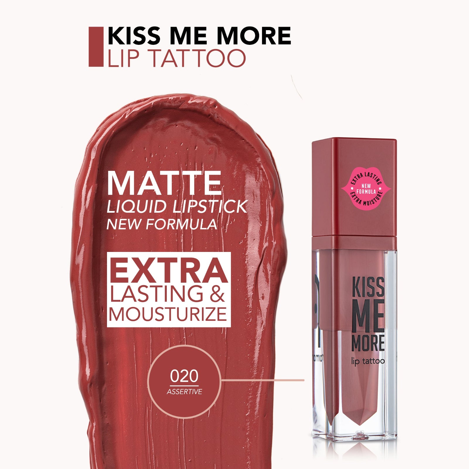 FLORMAR LIP TATTO KISS ME MORE