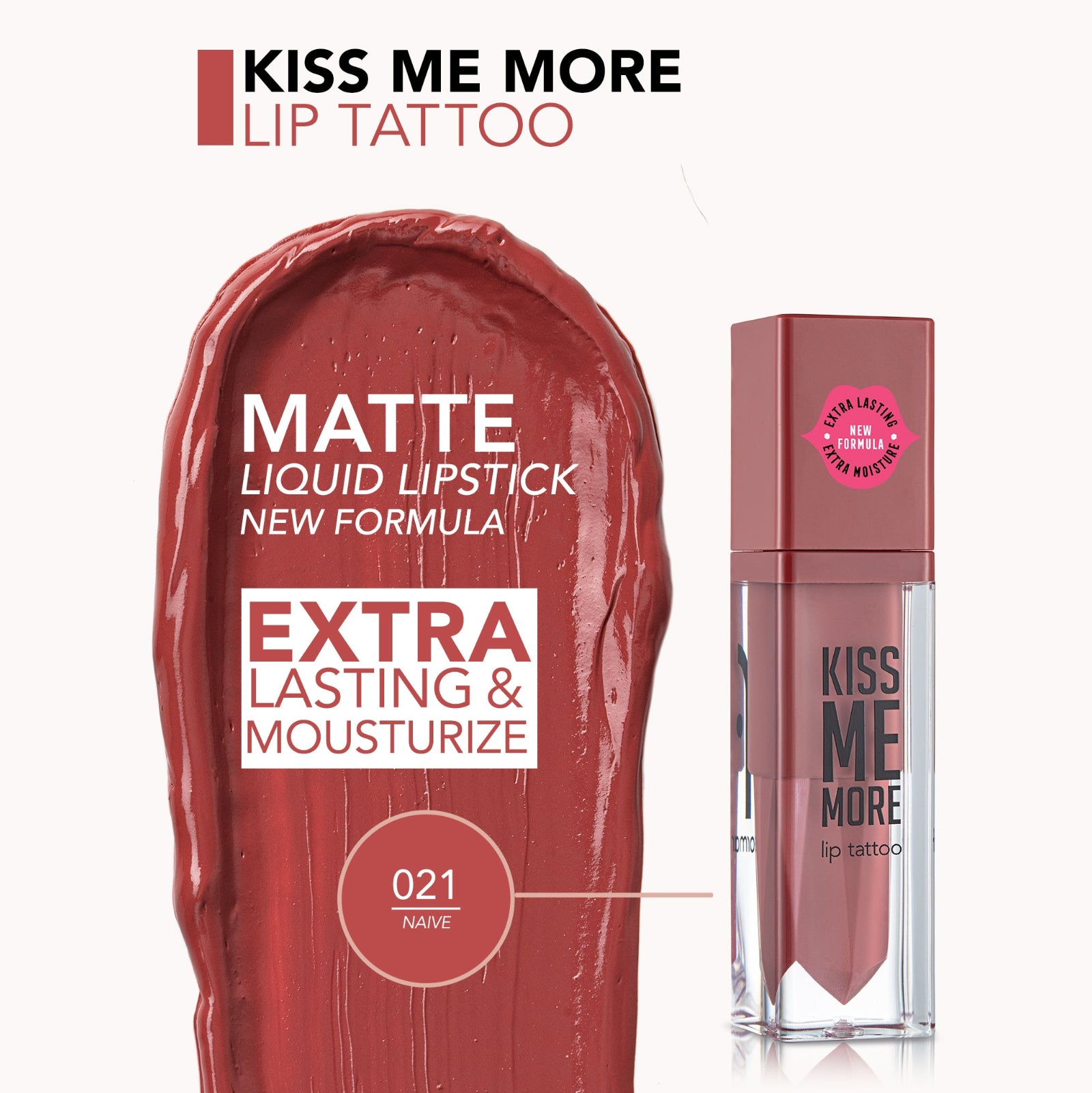 FLORMAR LIP TATTO KISS ME MORE