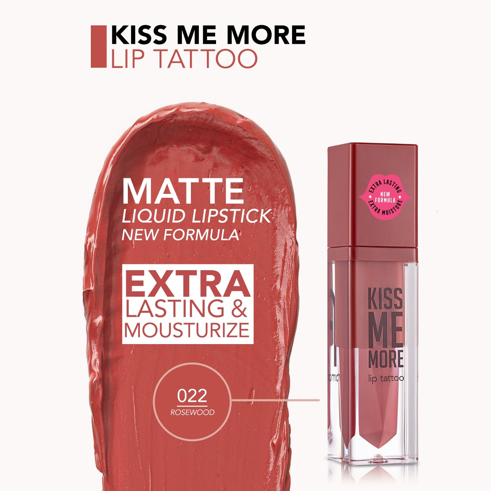 FLORMAR LIP TATTO KISS ME MORE