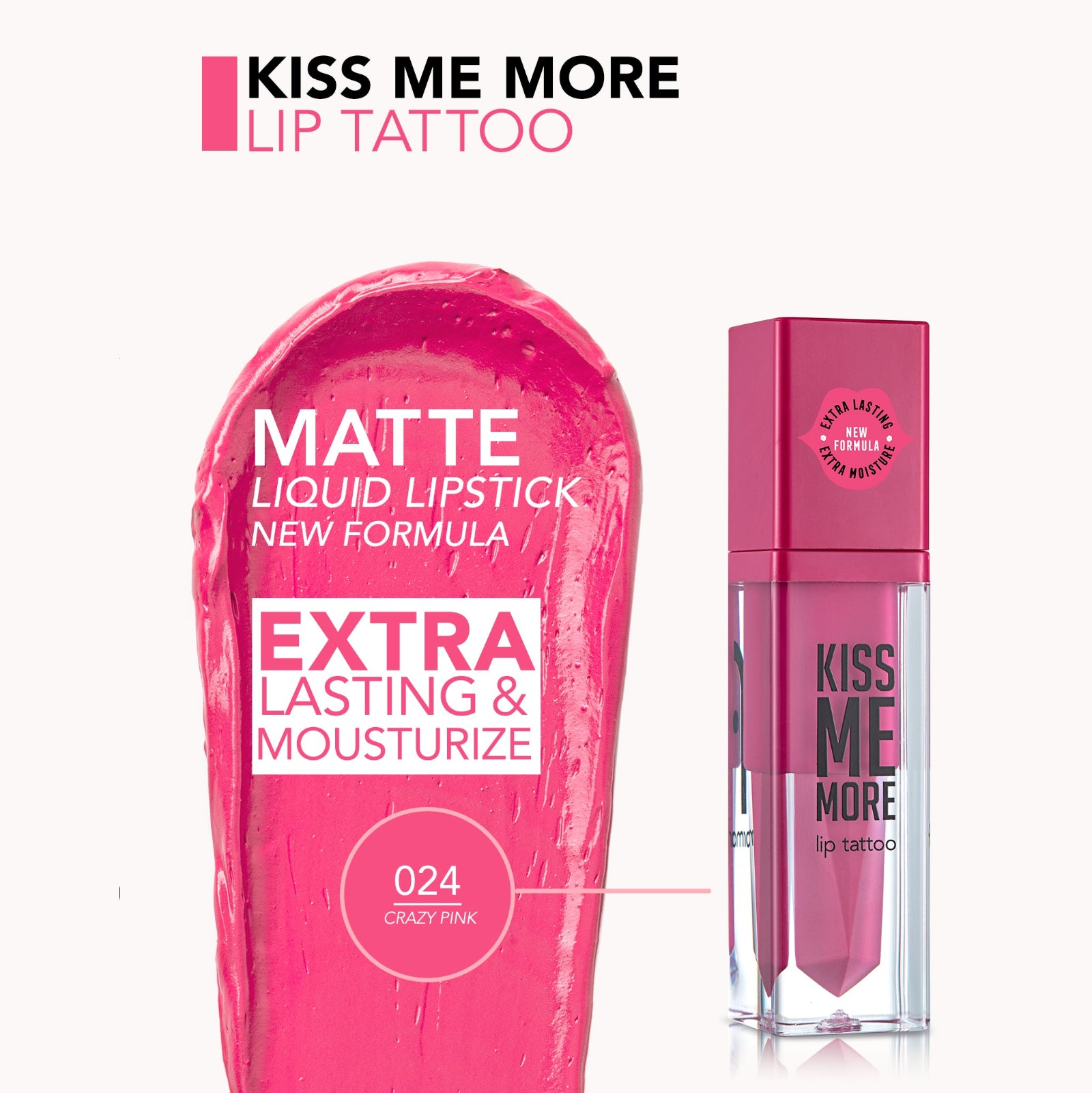 FLORMAR LIP TATTO KISS ME MORE