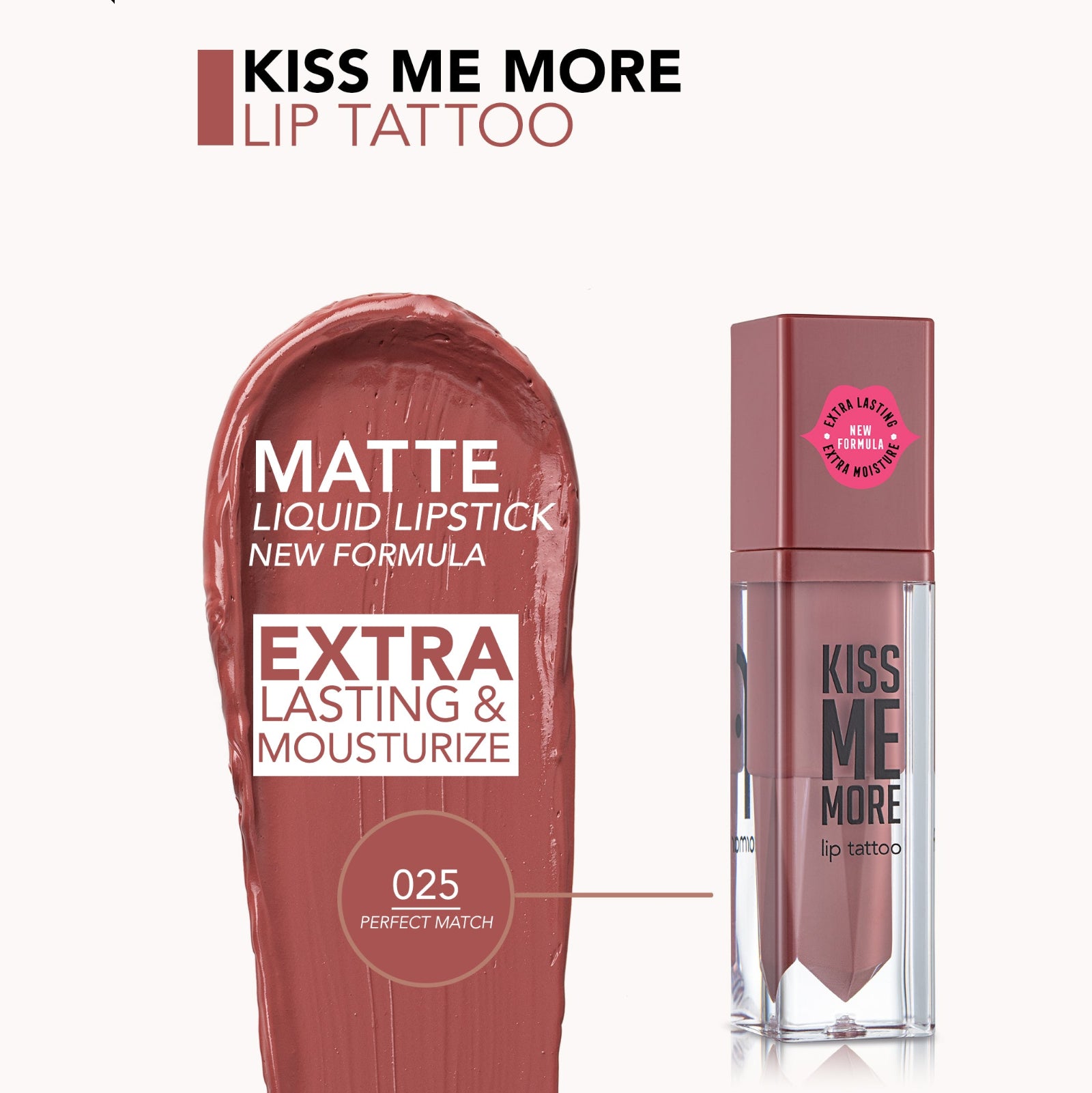 FLORMAR LIP TATTO KISS ME MORE