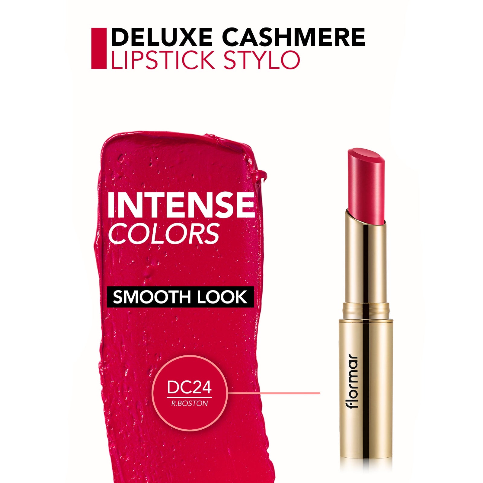 FLORMAR LIPSTICK DELUXE CASHMERE