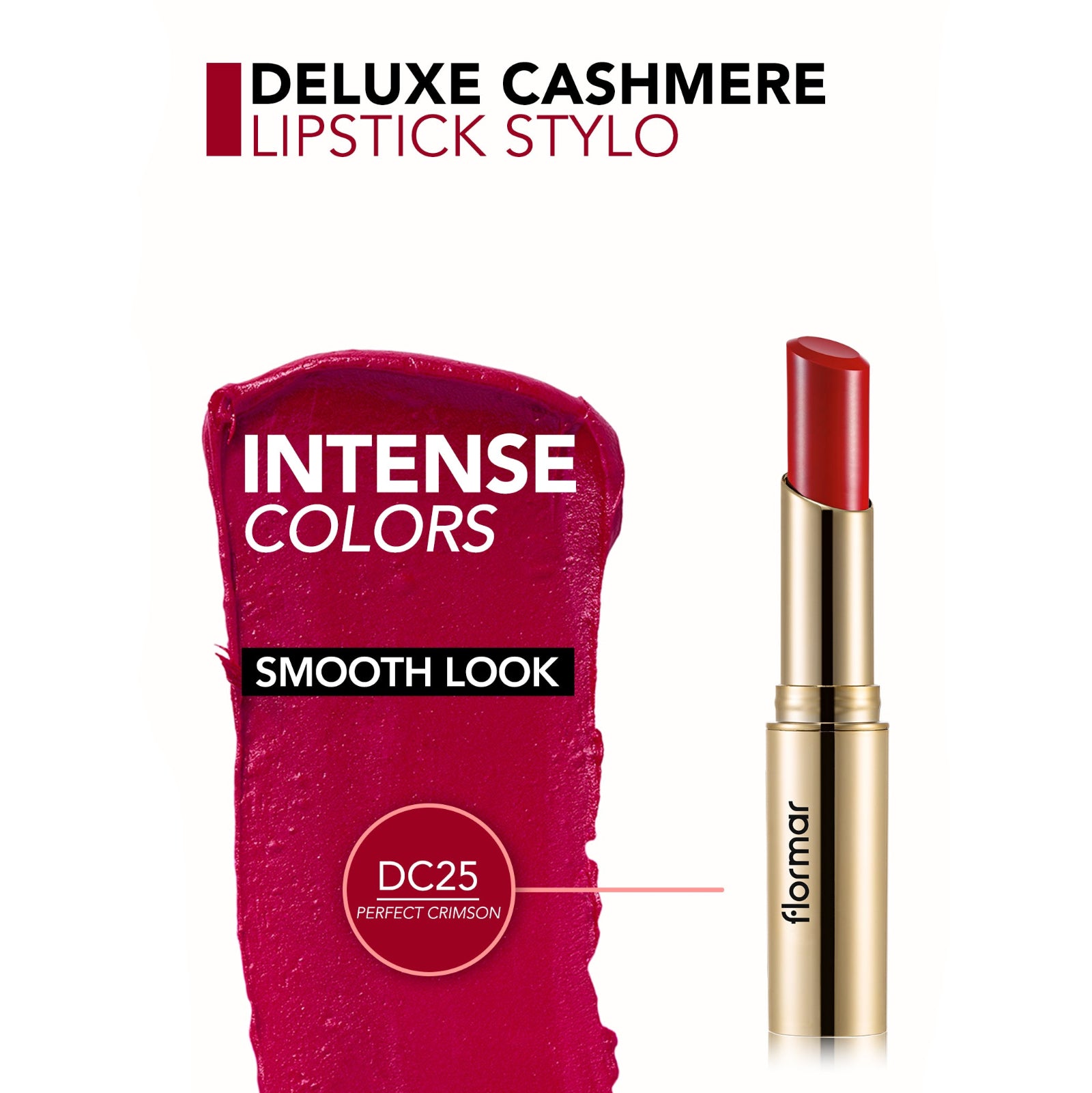 FLORMAR LIPSTICK DELUXE CASHMERE