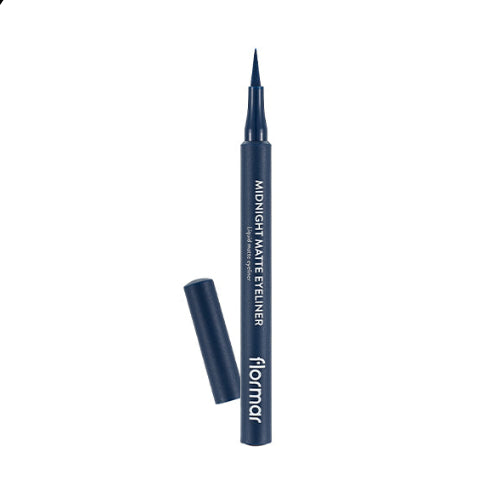 FLORMAR EYELINER MIDNIGHT MATTE DARK BLUE - D.Watson Cosmetics