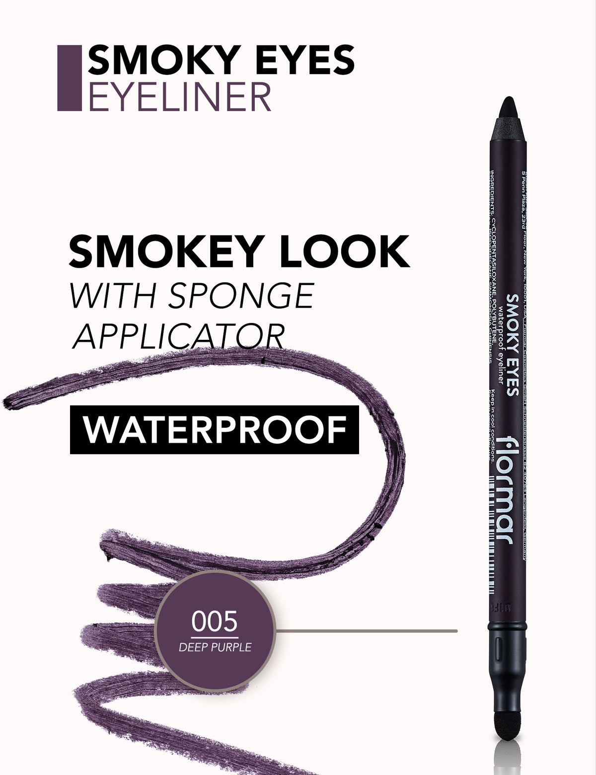 FLORMAR EYELINER SMOKY EYES