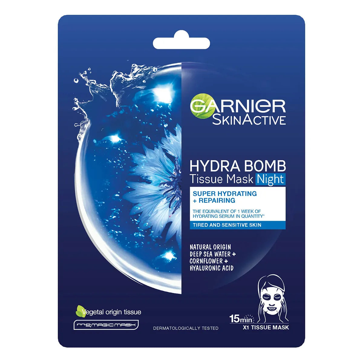 GARNIER HYDRA BOMB NIGHT TISSUE MASK