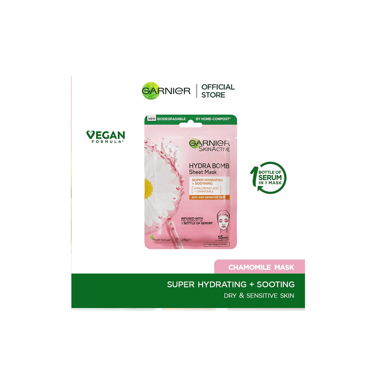 GARNIER HYDRA BOMB TISSUE MASK SOOTHING