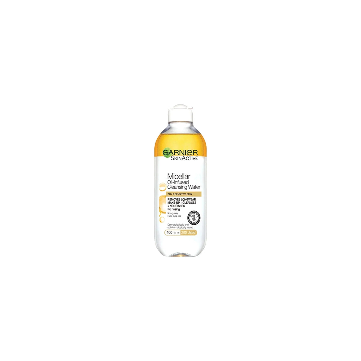 GARNIER MICELLAR OIL INFUSED CLEANSING WATER 400ML DRY & SEN