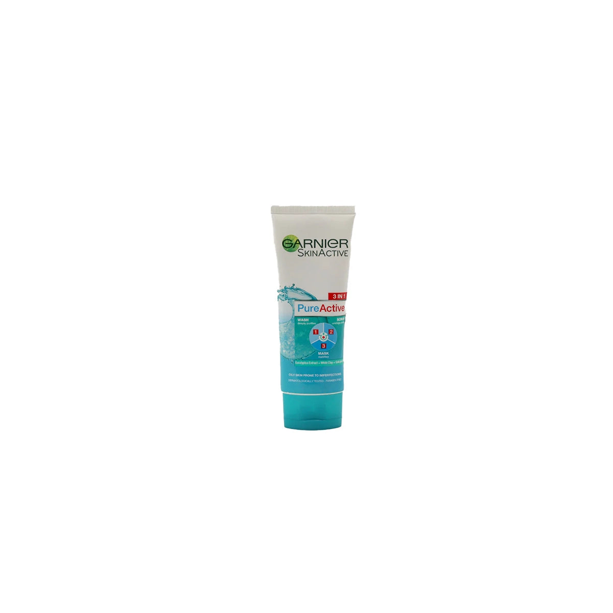 GARNIER PURE ACTIVE 3 IN 1 FACE WASH 100ML