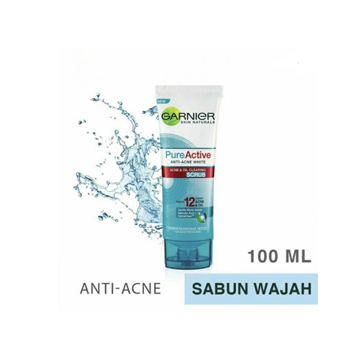 GARNIER INDO PURE ACTIVE ANTI ACNE SCRUB 100ML