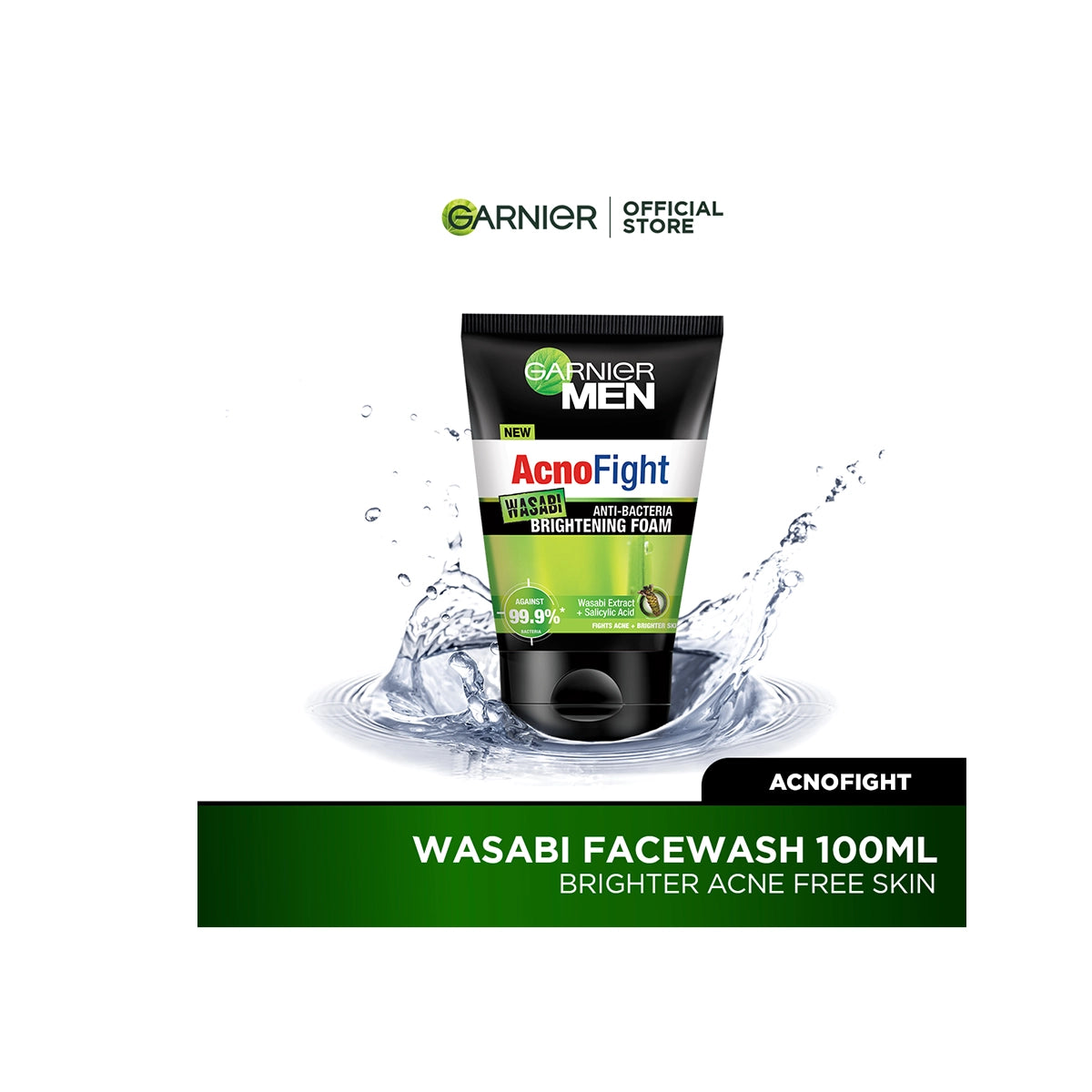 GARNIER MEN FACE WASH 100ML  ACNO FIGHT