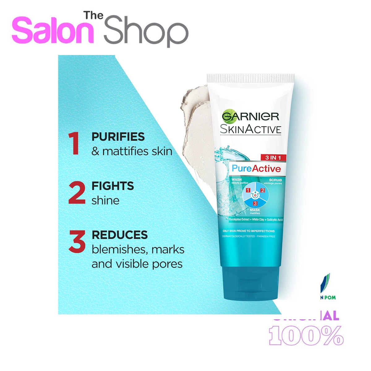 GARNIER PURE ACTIVE 3 IN 1 150ML