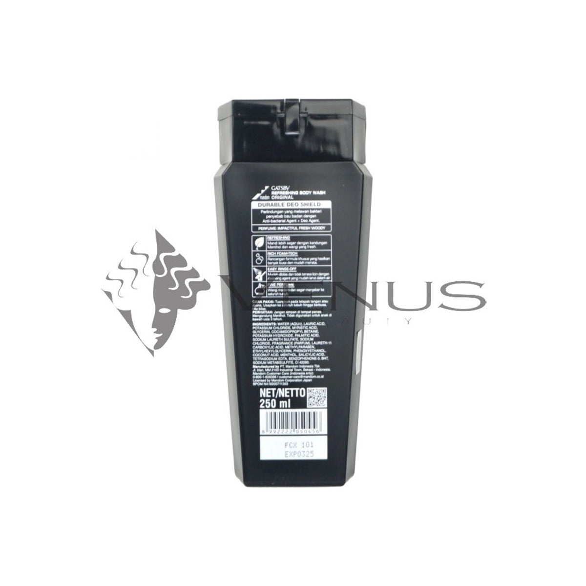 GATSBY BODY WASH 250ML ORIGINAL