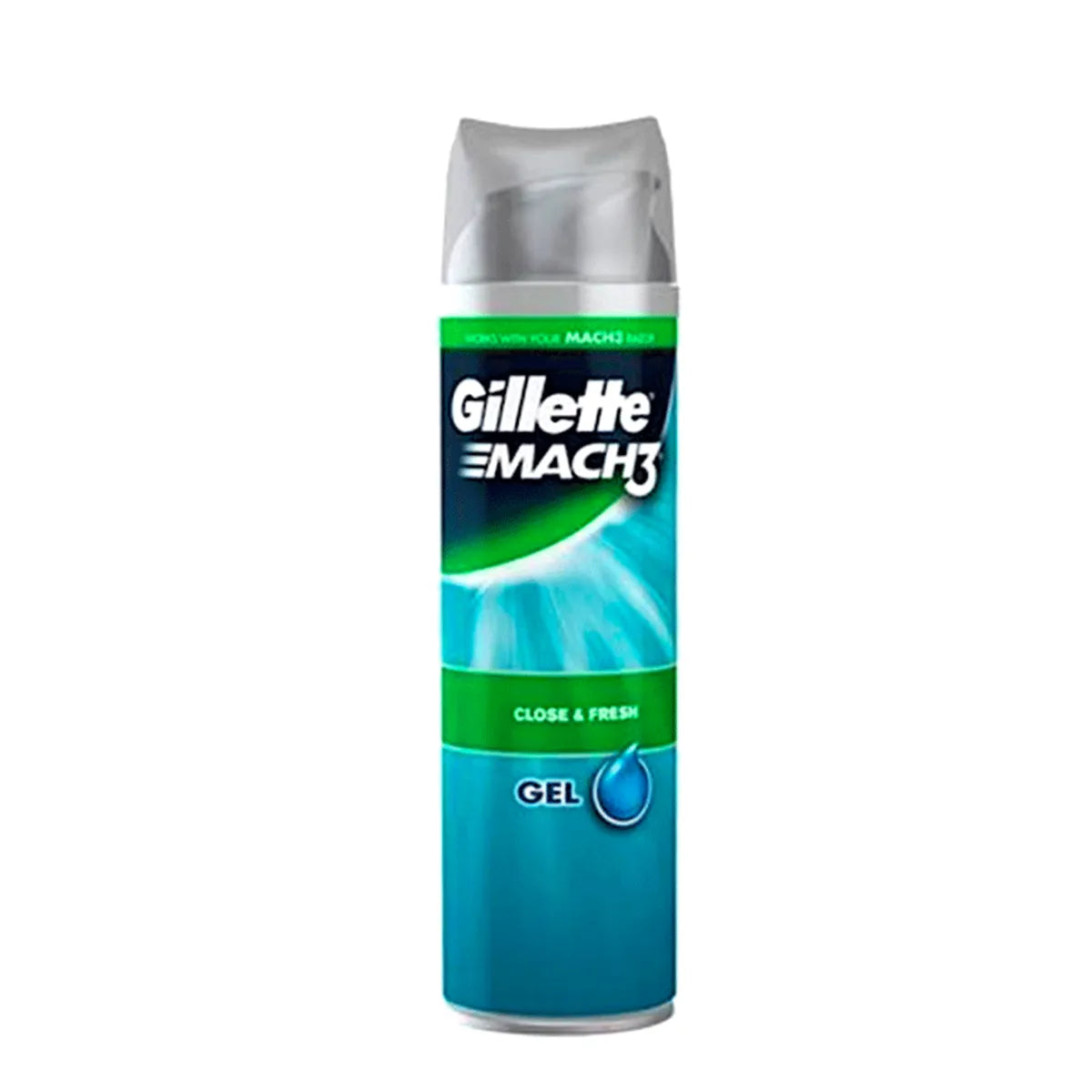 GILLETTE SHAVING GEL 200ML ACH 3 CLOSE FRESH