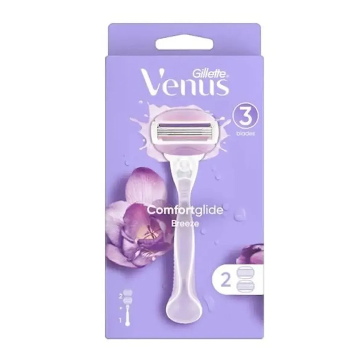 GILLETTE VENUS COMFORTGLIDE BREEZE RAZOR 2UP