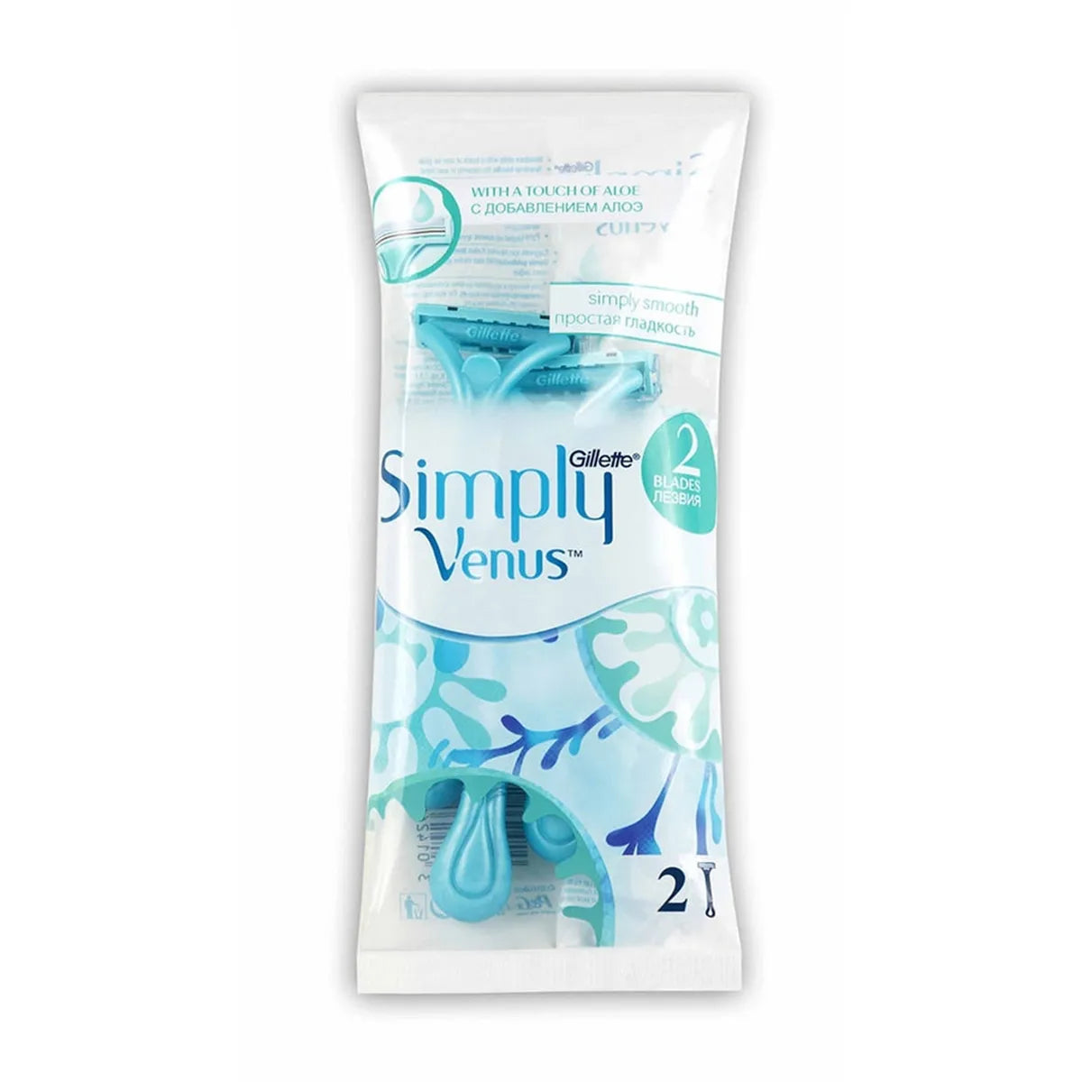 GILLETTE VENUS SIMPLY VENUS RAZOR 2S