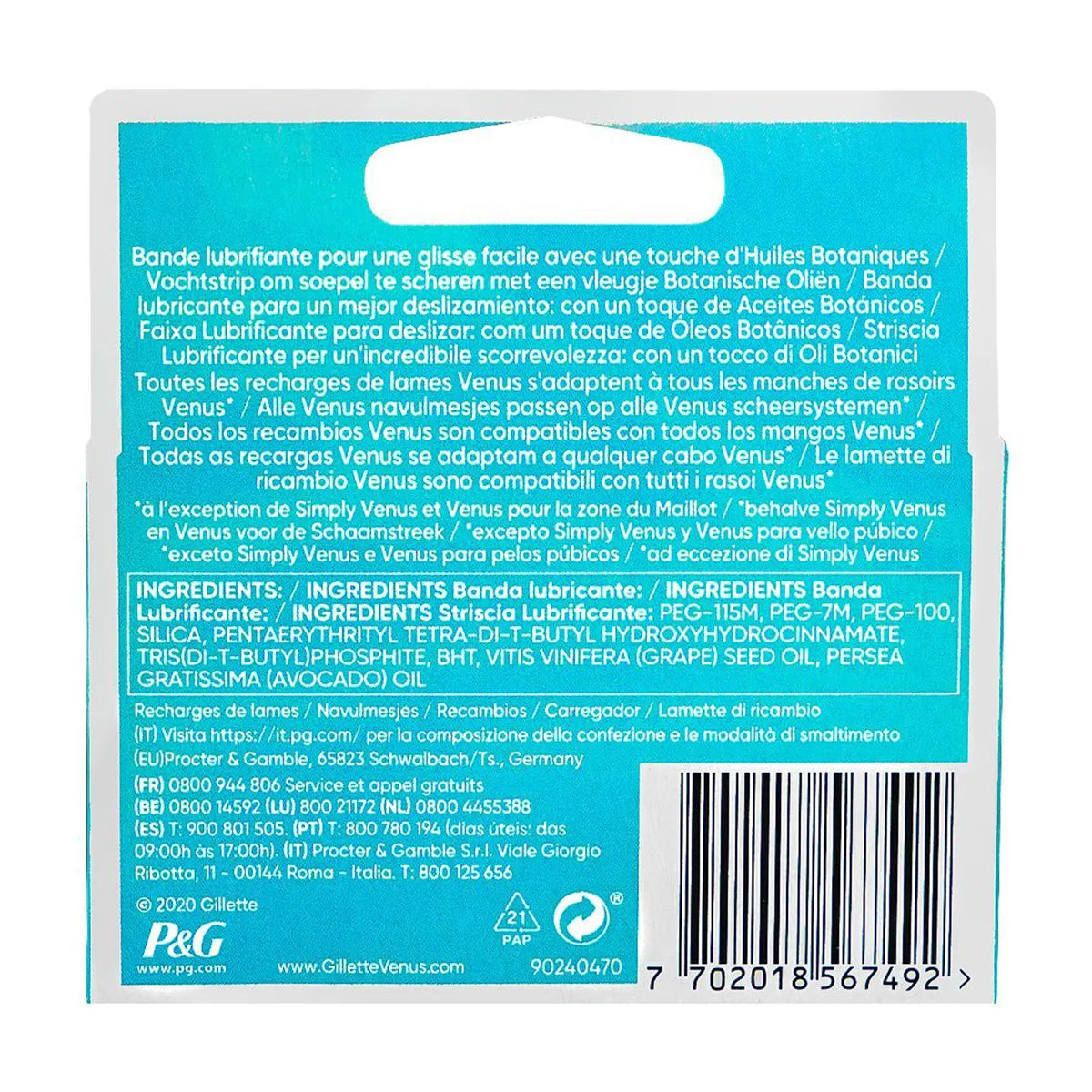 GILLETTE VENUS SMOOTH BLADES 4CS