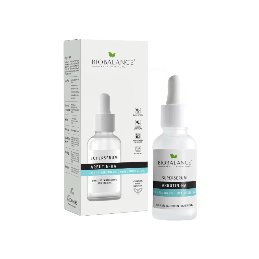 BIO BALANCE SUPER SERUM ARBUTINA HA 2% HIALURONICO 4D 2% 30M