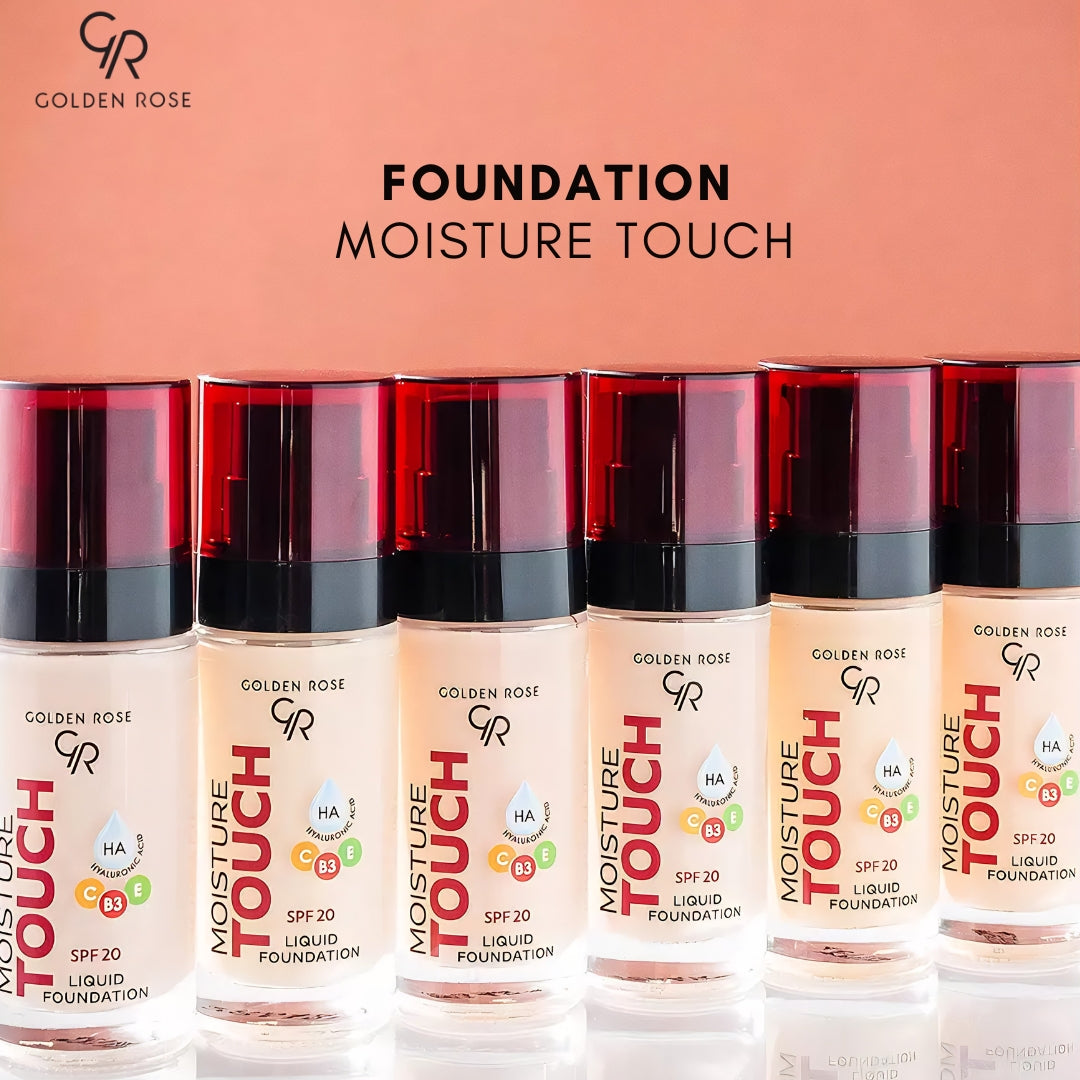 GOLDEN ROSE FOUNDATION MOISTURE TOUCH