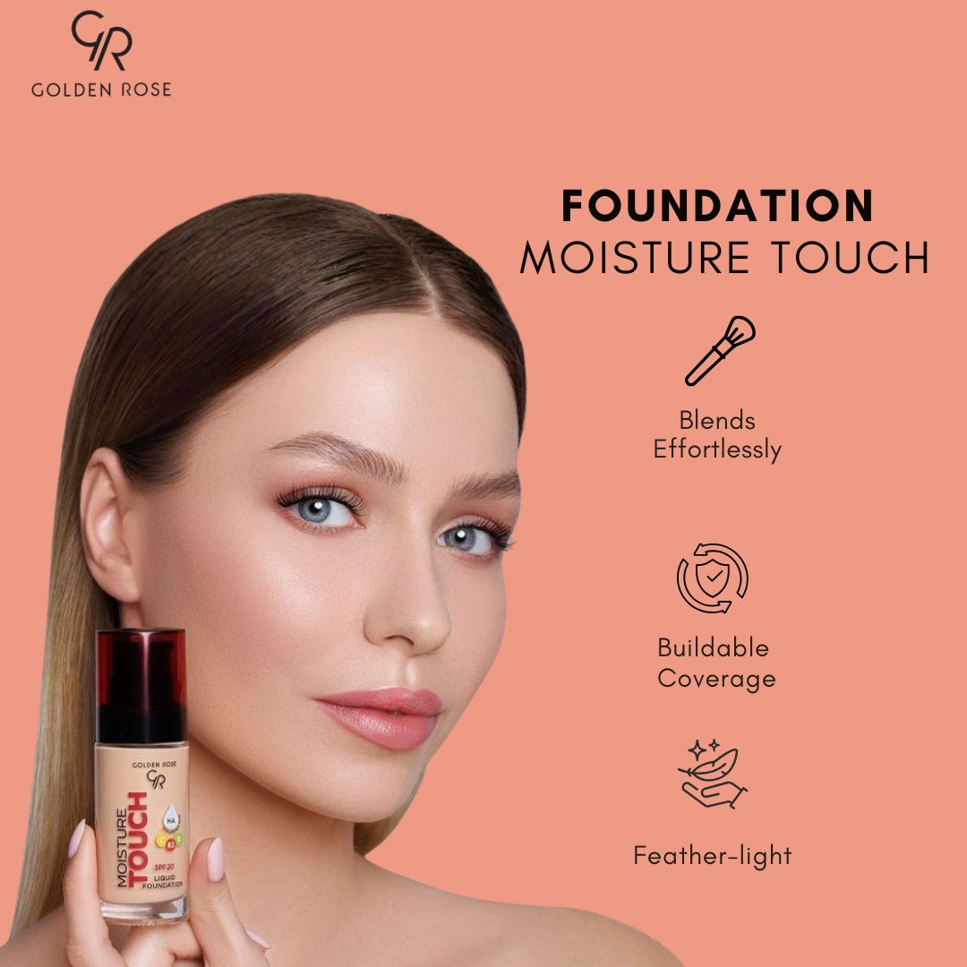 GOLDEN ROSE FOUNDATION MOISTURE TOUCH