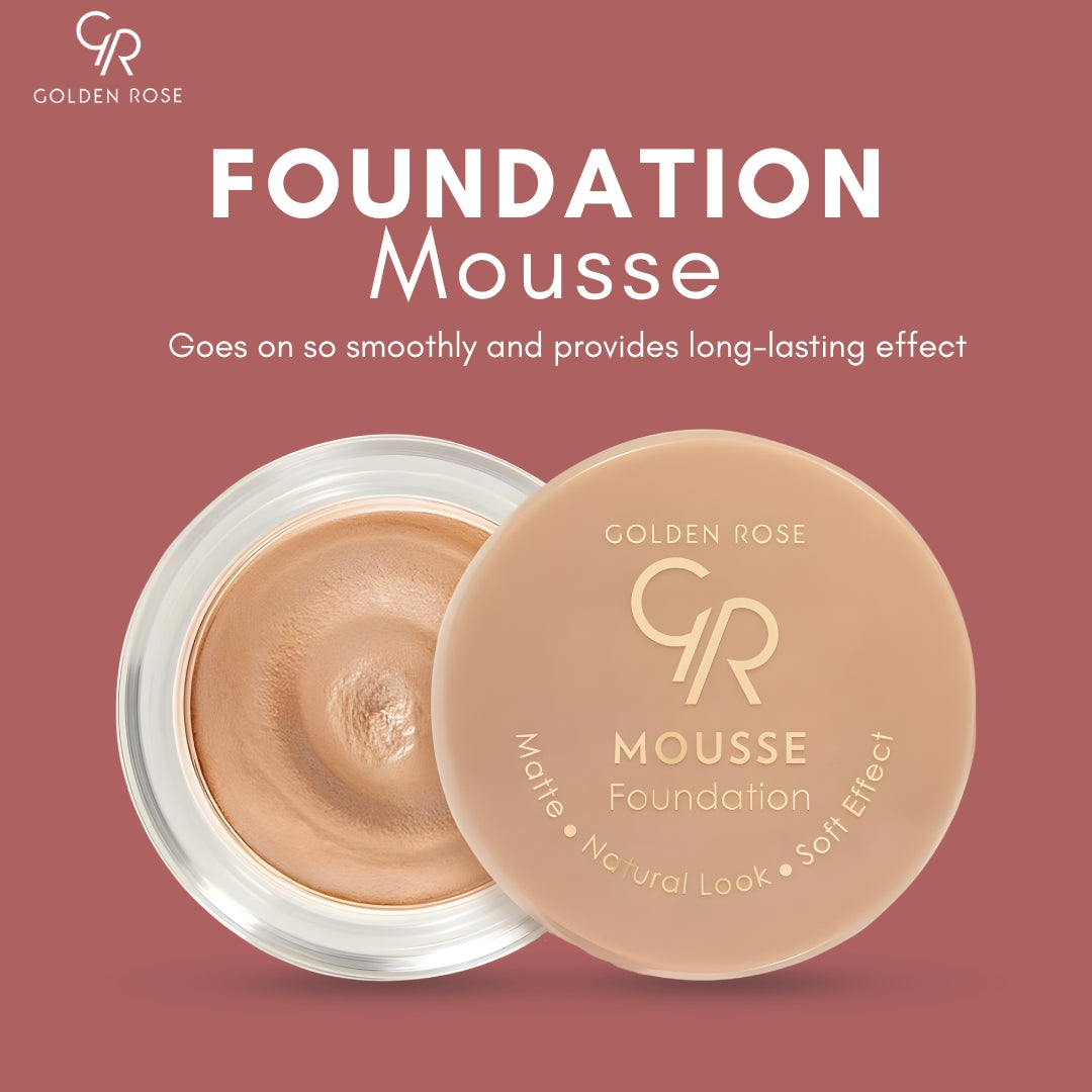 GOLDEN ROSE FOUNDATION MOUSSE