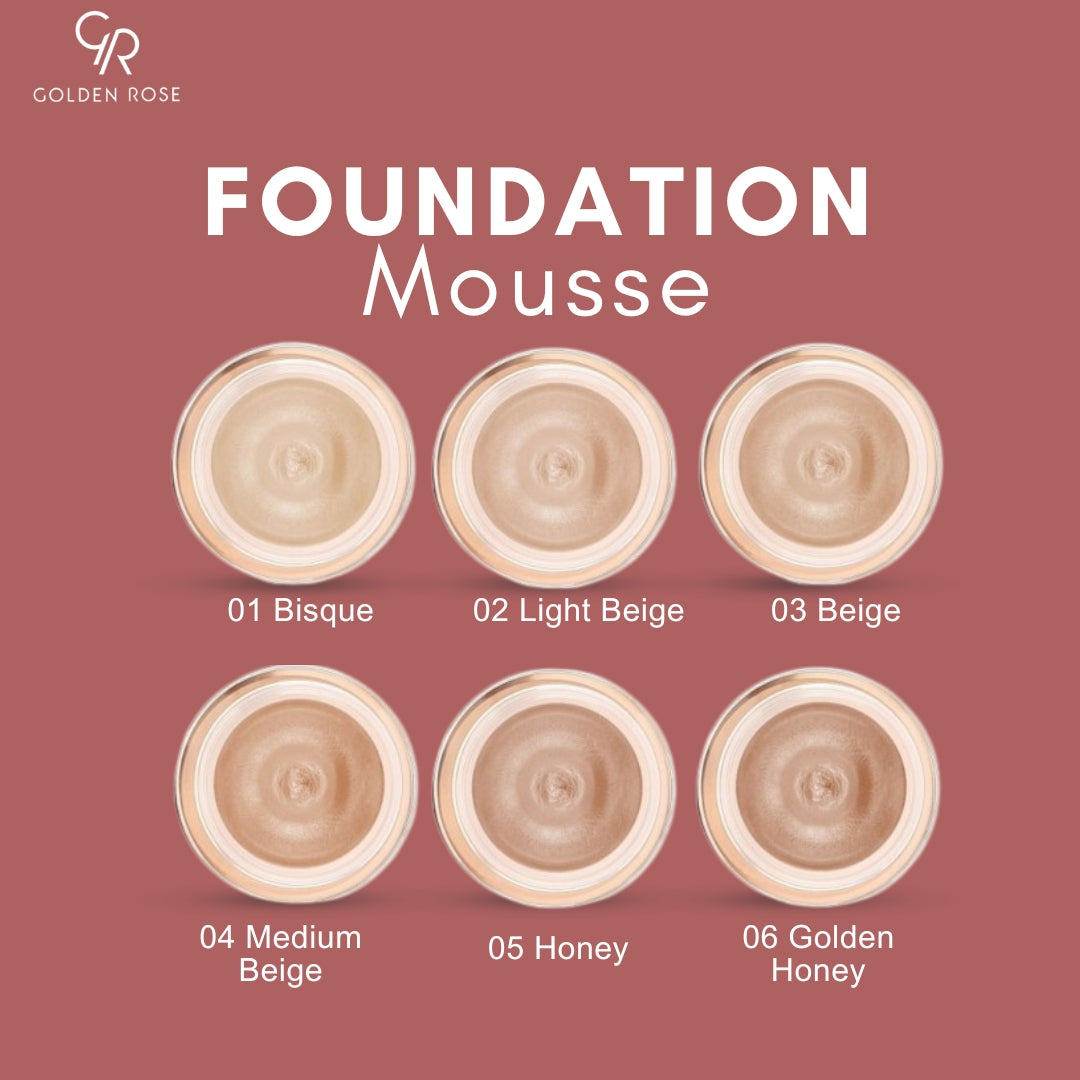 GOLDEN ROSE FOUNDATION MOUSSE