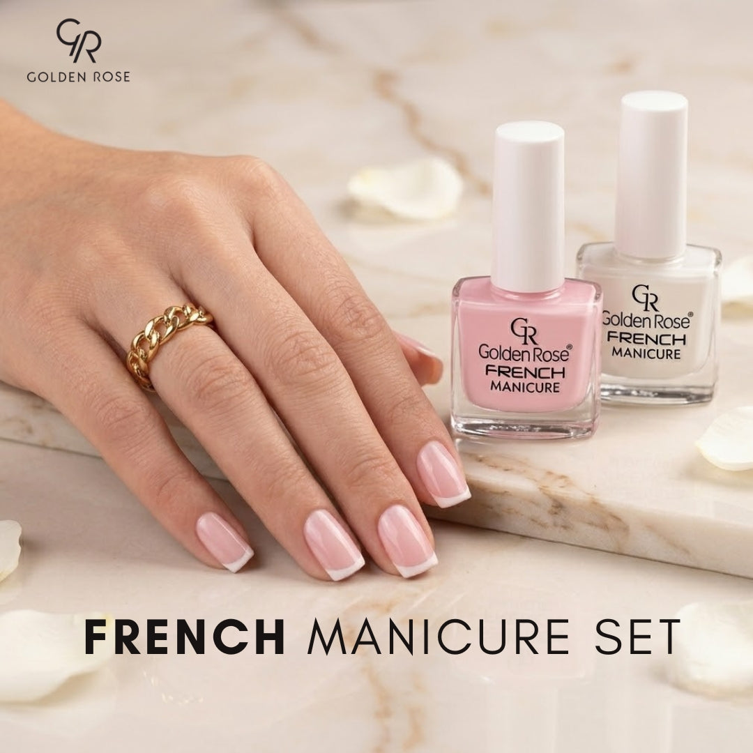 GOLDEN ROSE FRENCH MANICURE SET