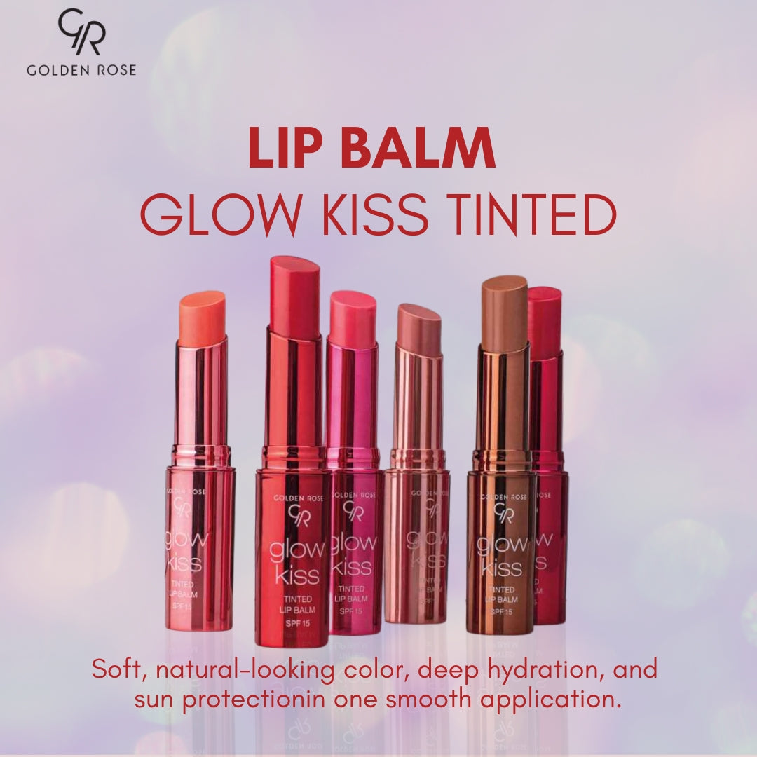 GOLDEN ROSE LIP BALM GLOW KISS TINTED