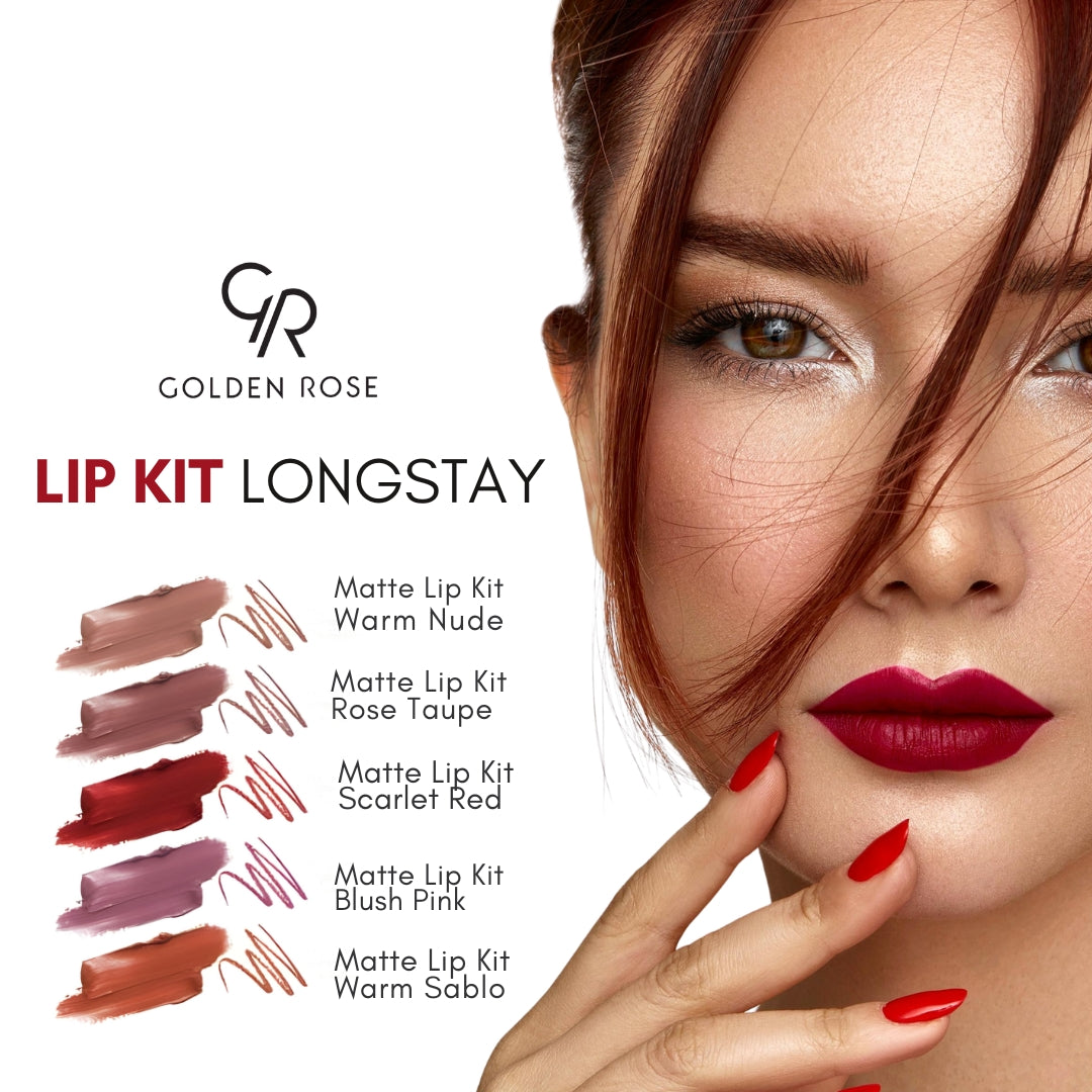 GOLDEN ROSE LIP KIT LONGSTAY