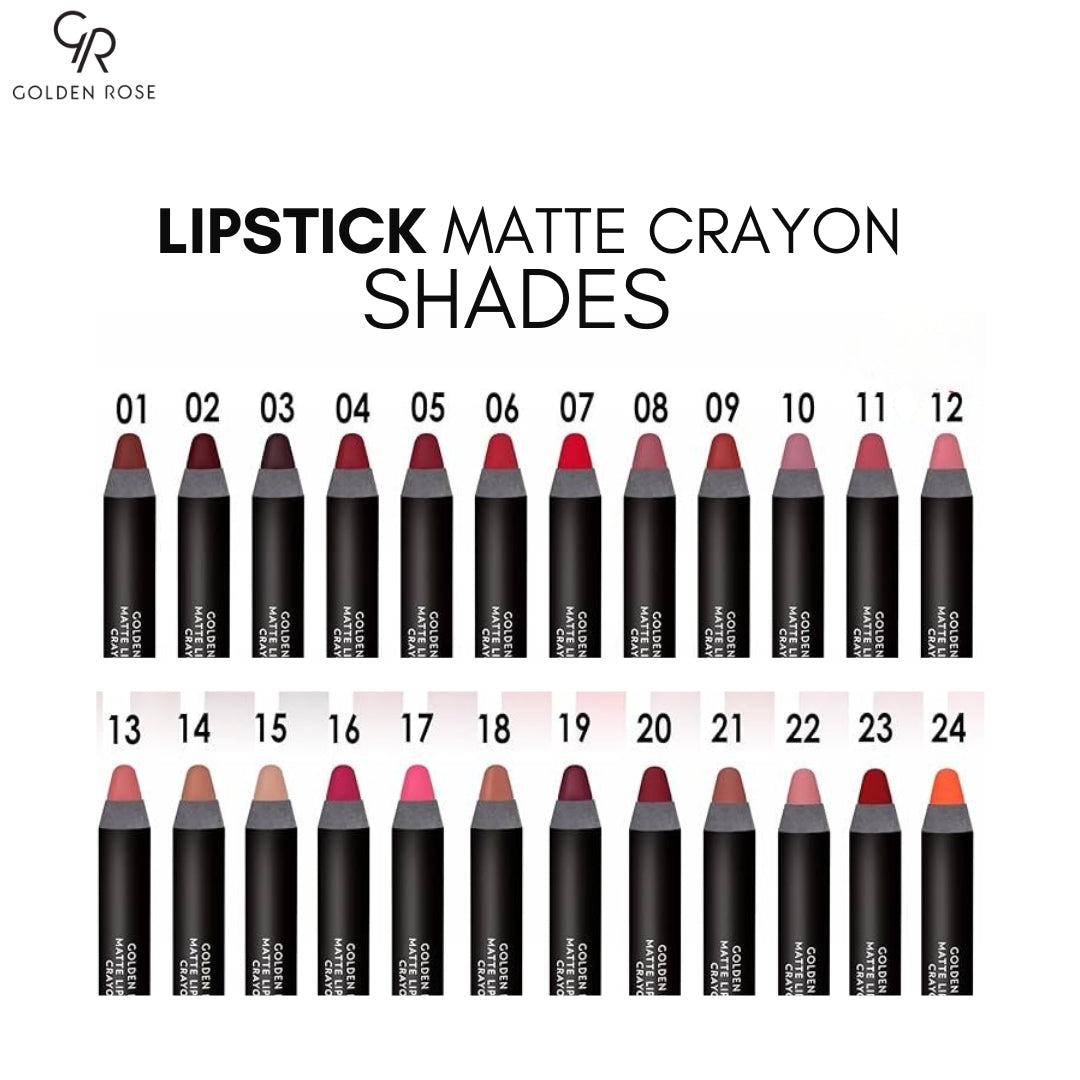 GOLDEN ROSE LIPSTICK MATTE CRAYON