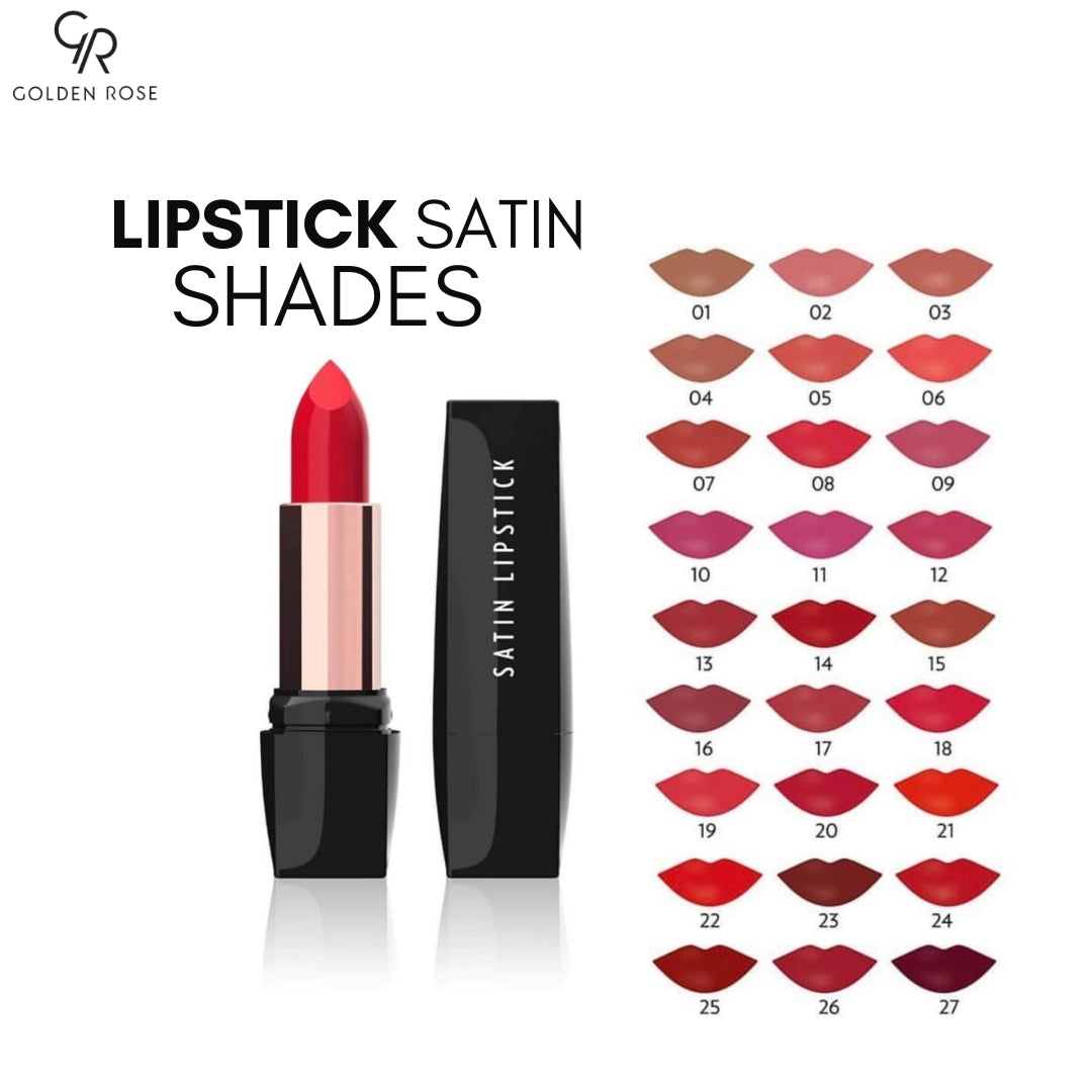 GOLDEN ROSE LIPSTICK SATIN