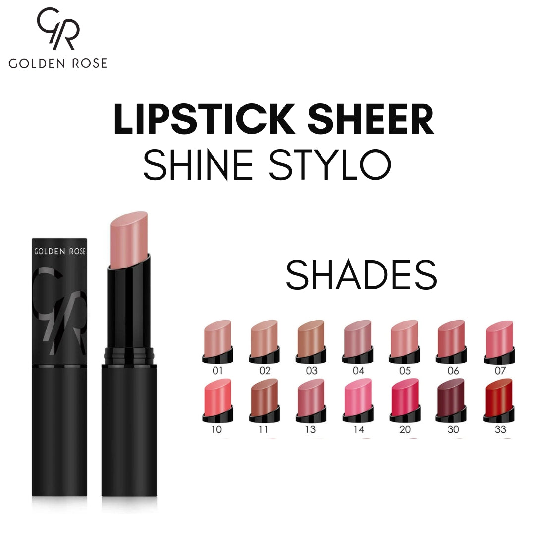 GOLDEN ROSE LIPSTICK SHEER SHINE STYL