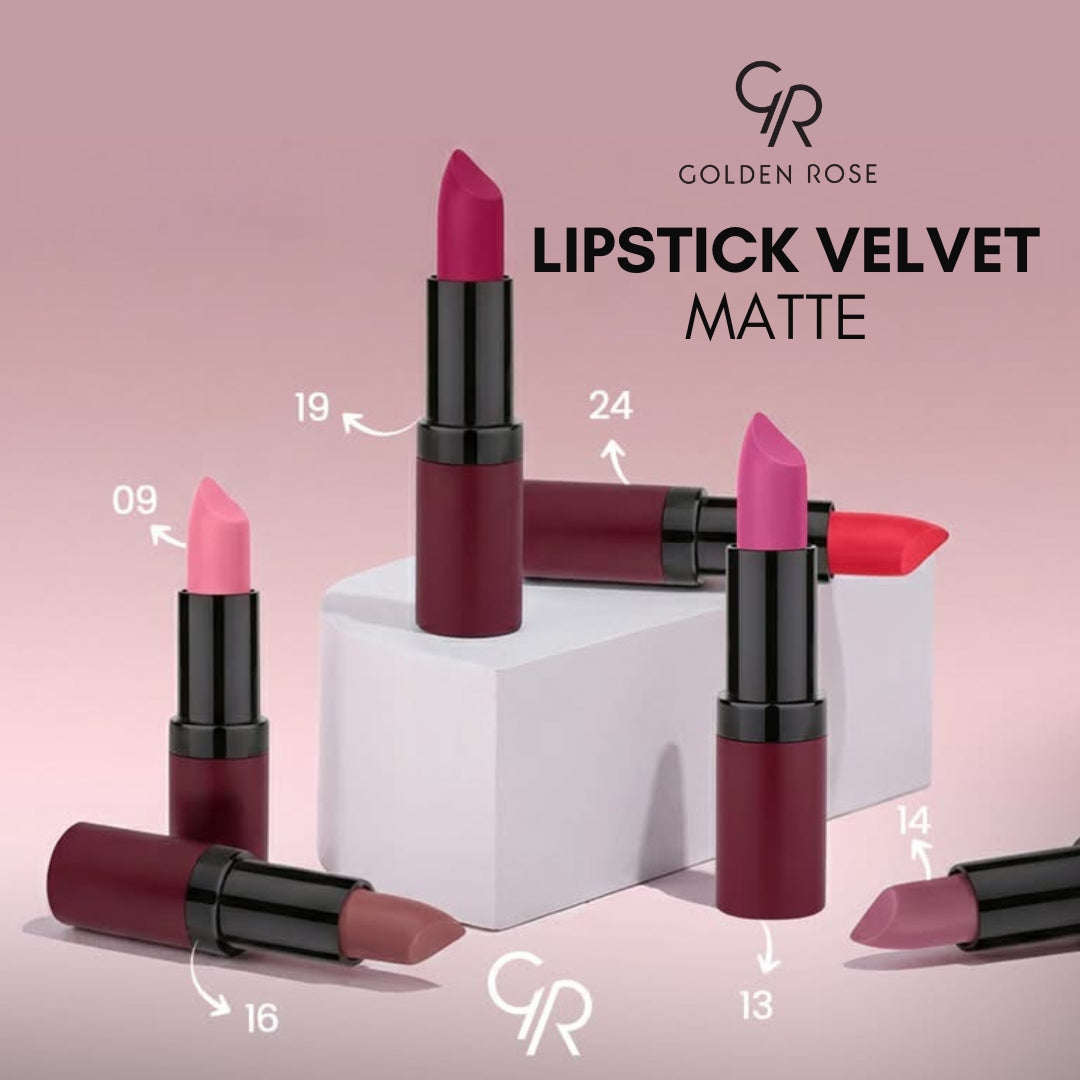 GOLDEN ROSE LIPSTICK VELVET MATTE