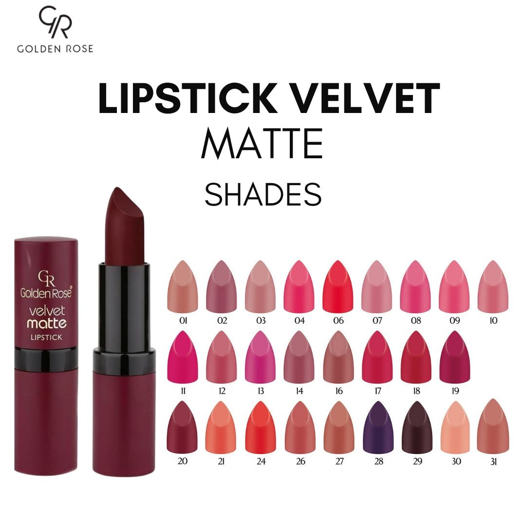 GOLDEN ROSE LIPSTICK VELVET MATTE