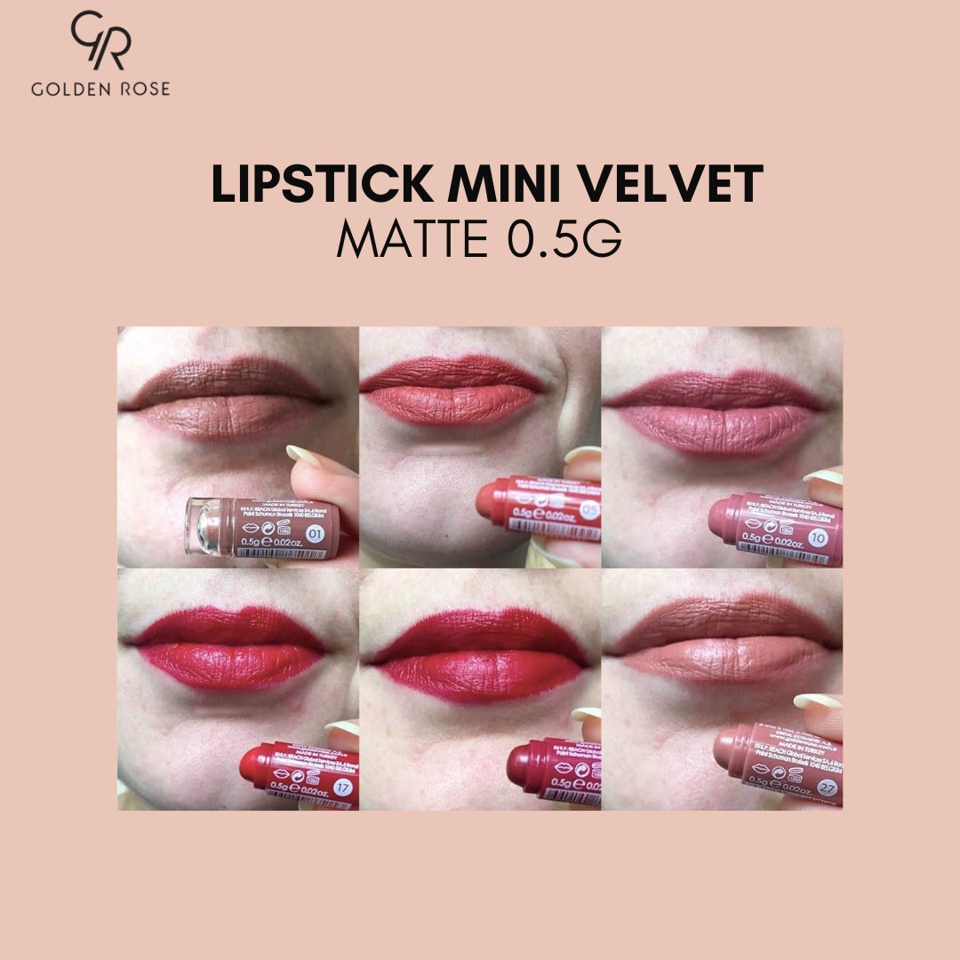 GOLDEN ROSE LIPSTICK VELVET MATTE 0.5GM
