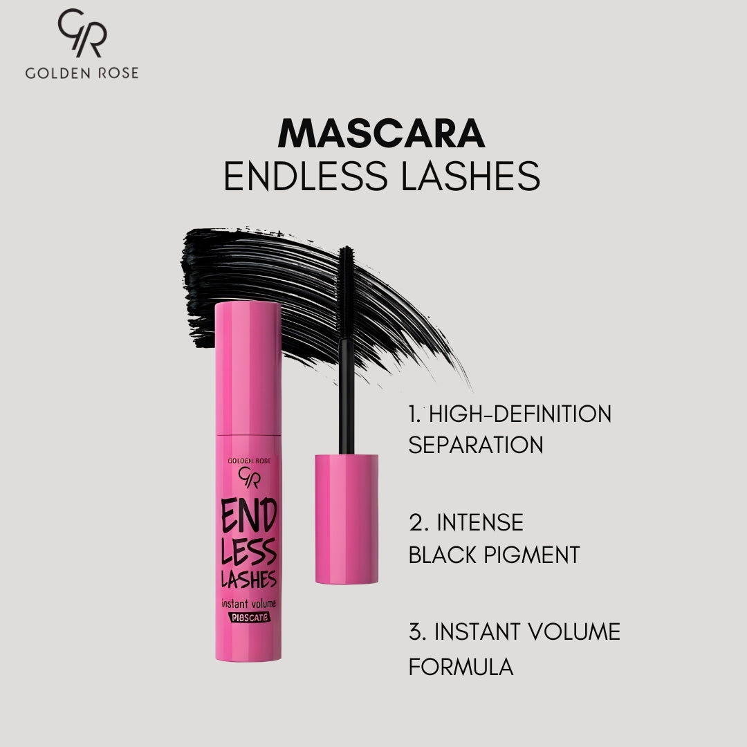GOLDEN ROSE MASCARA ENDLESS LASHES SLEEVE
