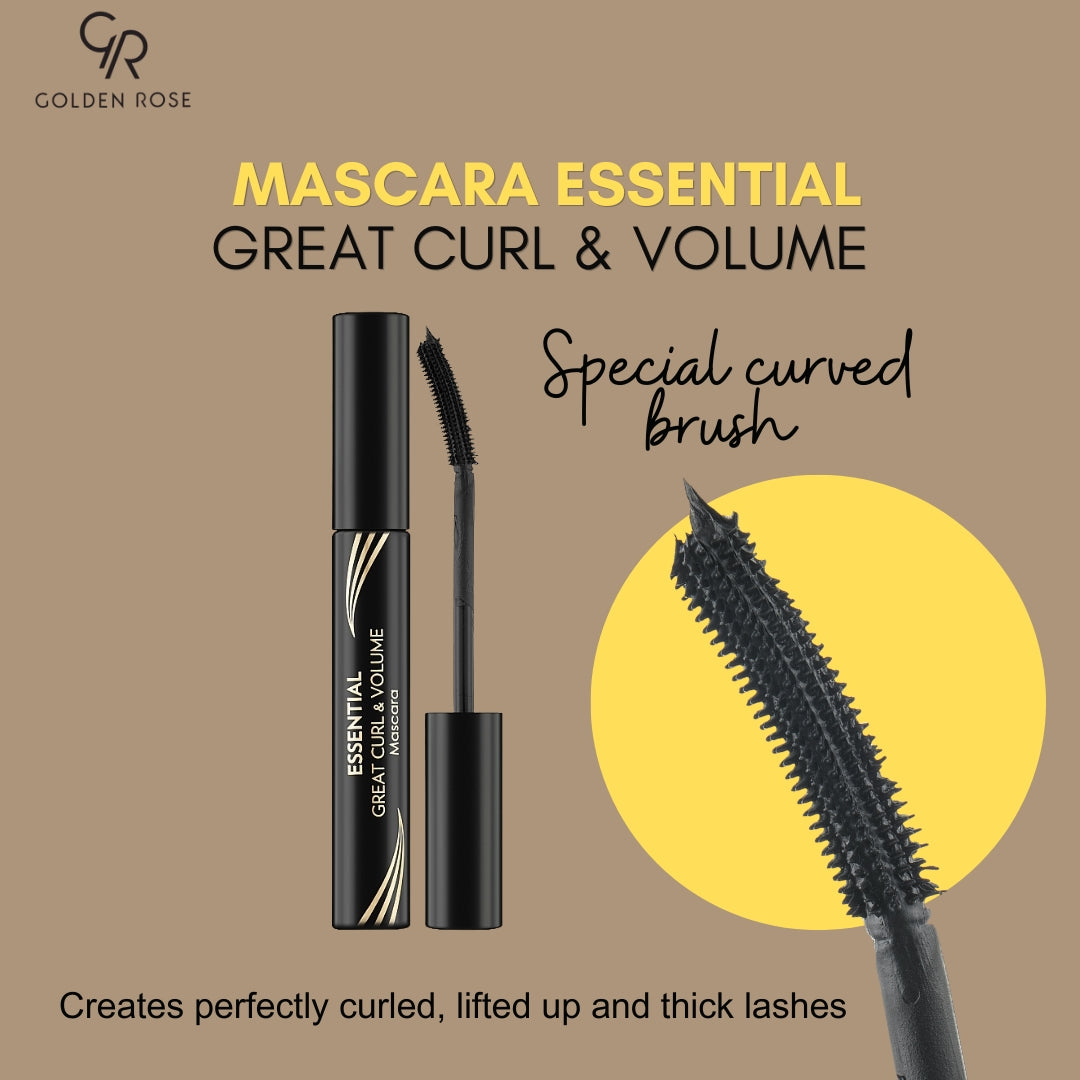 GOLDEN ROSE MASCARA ESSENTIAL GREAT CURL & VOLUME
